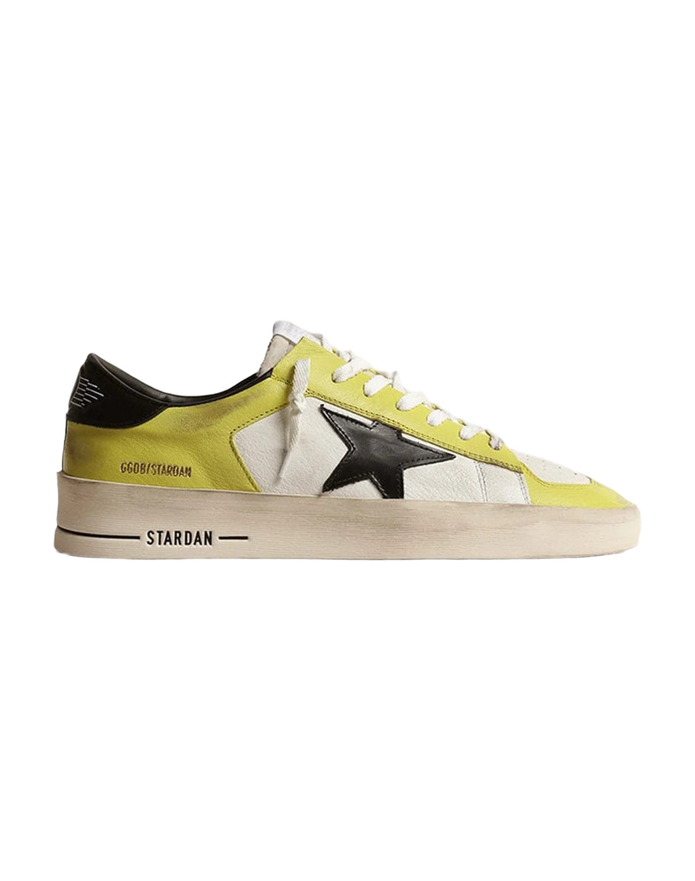 Men | Yellow Stardan with Black Star | Citronelle x White x Black - Image 4