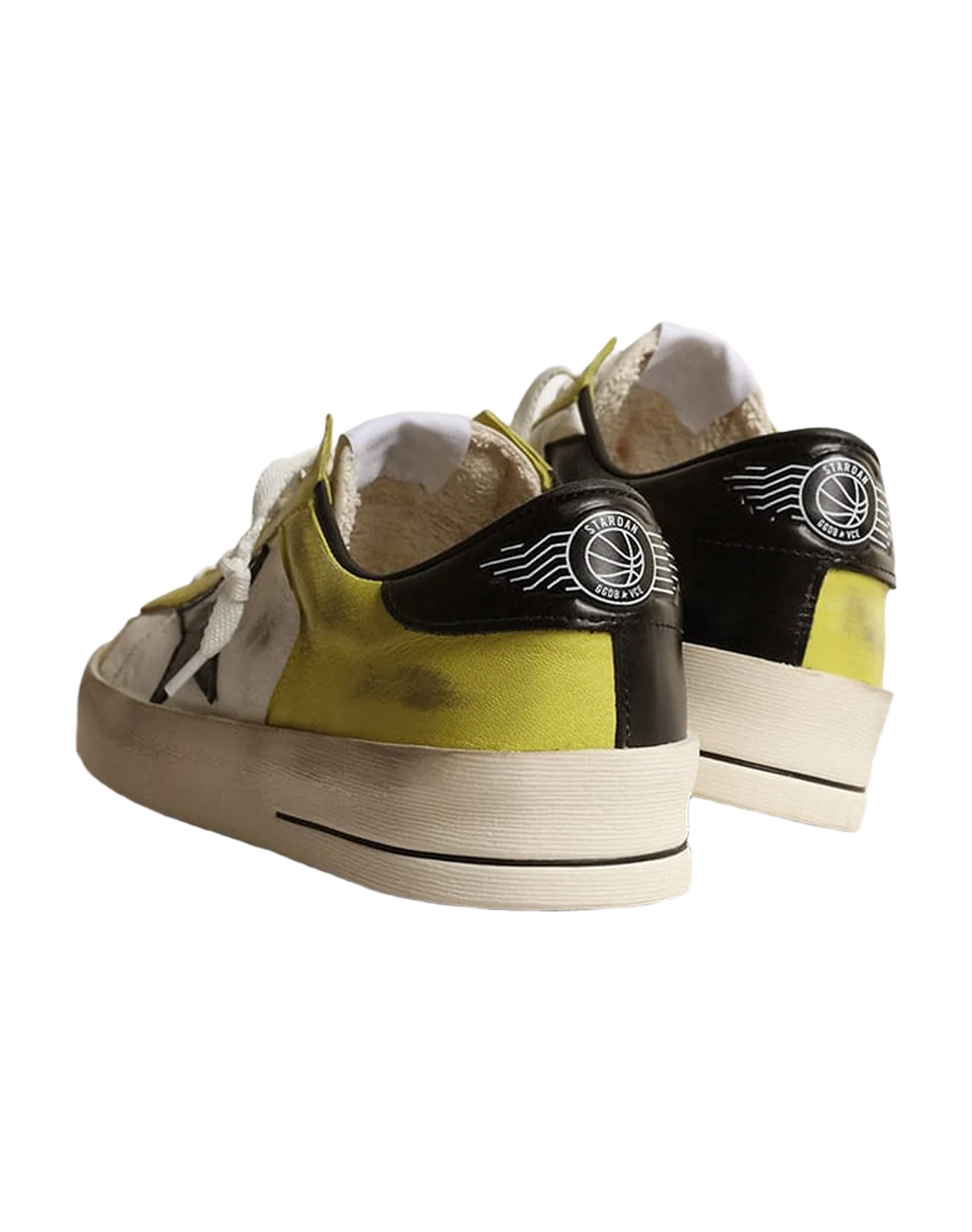 Men | Yellow Stardan with Black Star | Citronelle x White x Black - Image 6