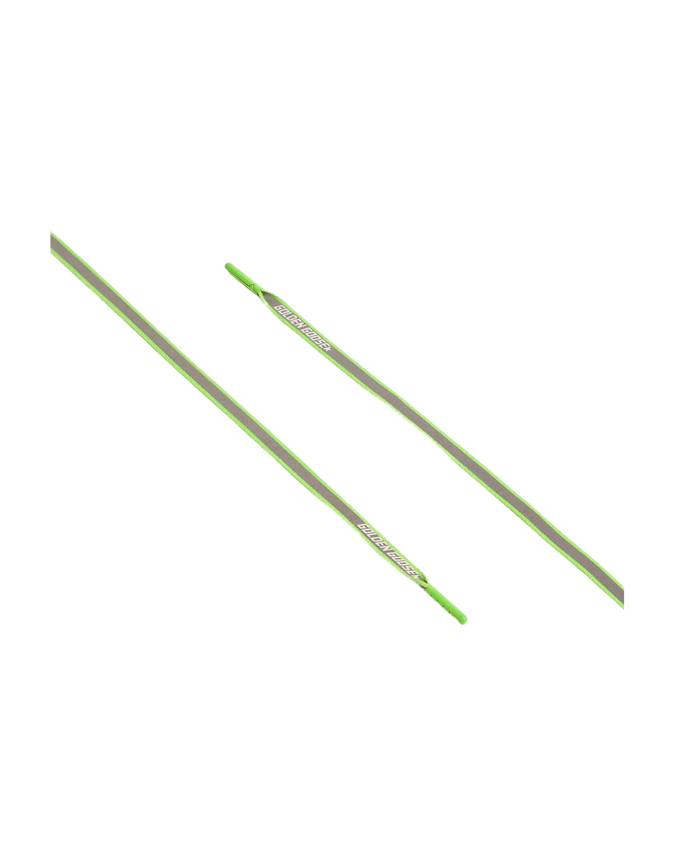 Unisex | Neon Green Reflective Laces with Logo (V1) - Image 4