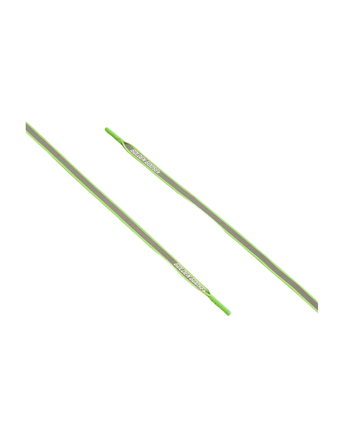 Unisex | Neon Green Reflective Laces with Logo (V2) - Image 3