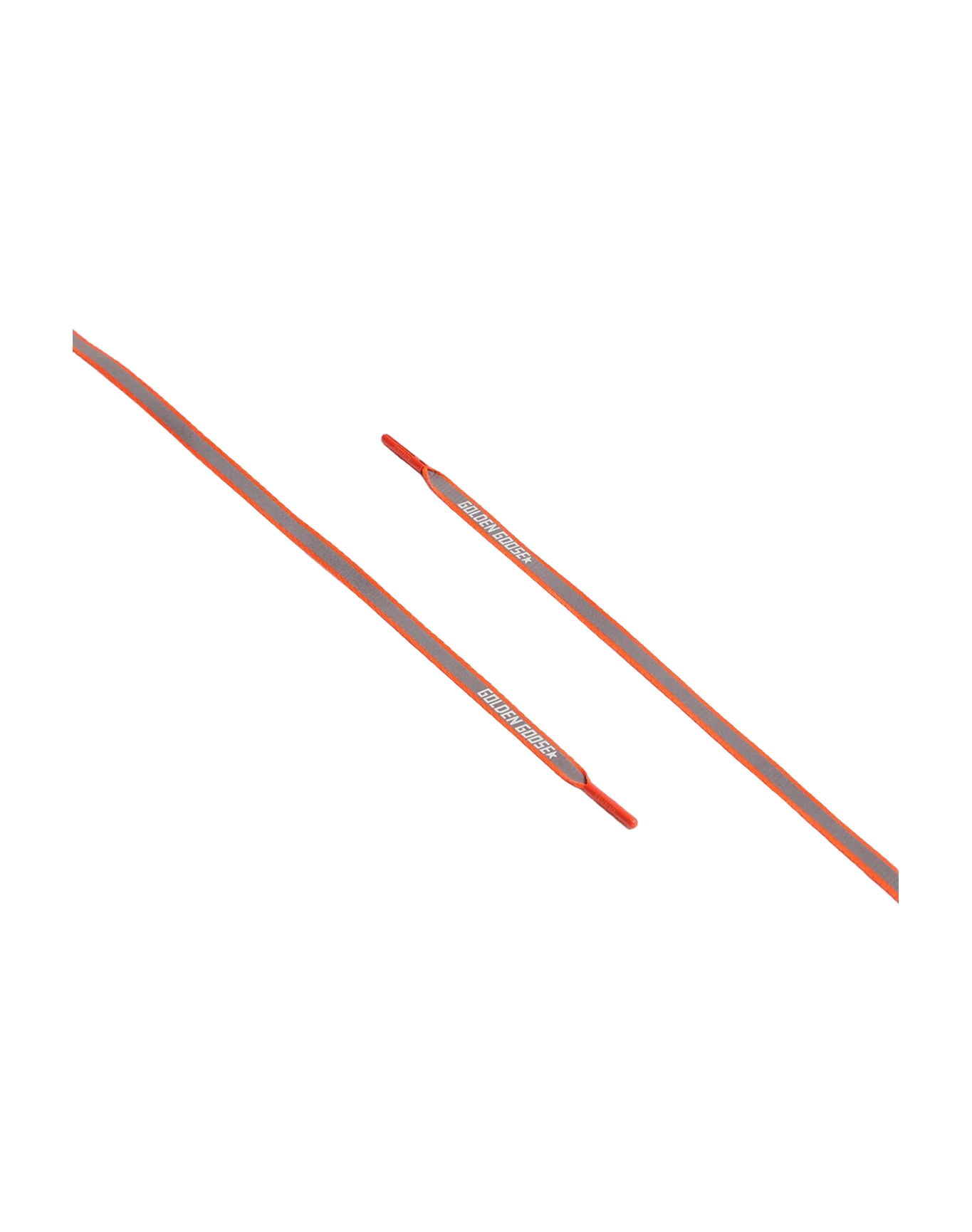 Unisex | Neon Orange Reflective Laces with Logo - Image 3