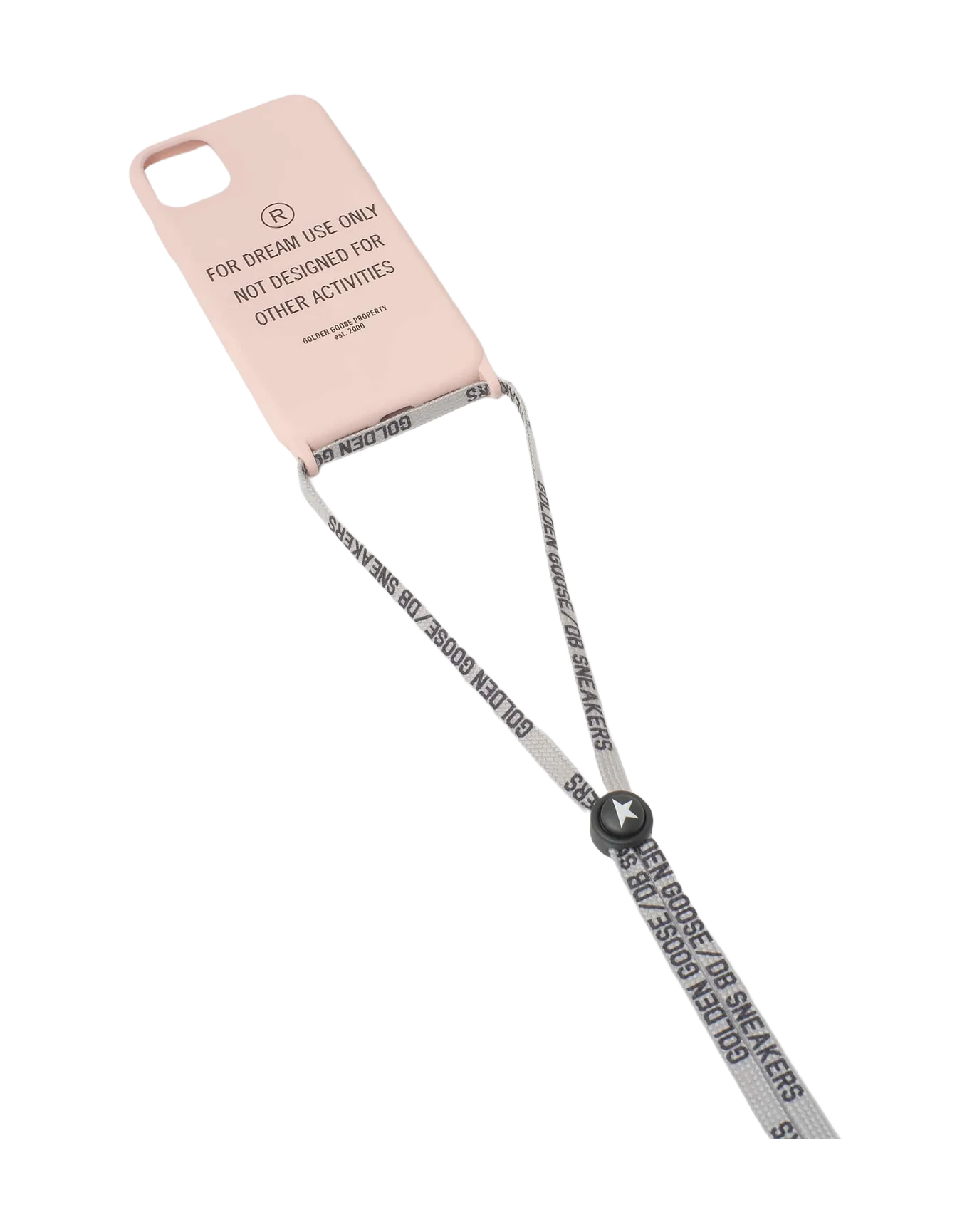 Unisex | Pale Pink Case Iphone 12 & 12 Pro with Contrasting Black Lettering | Rose Quartz - Image 3
