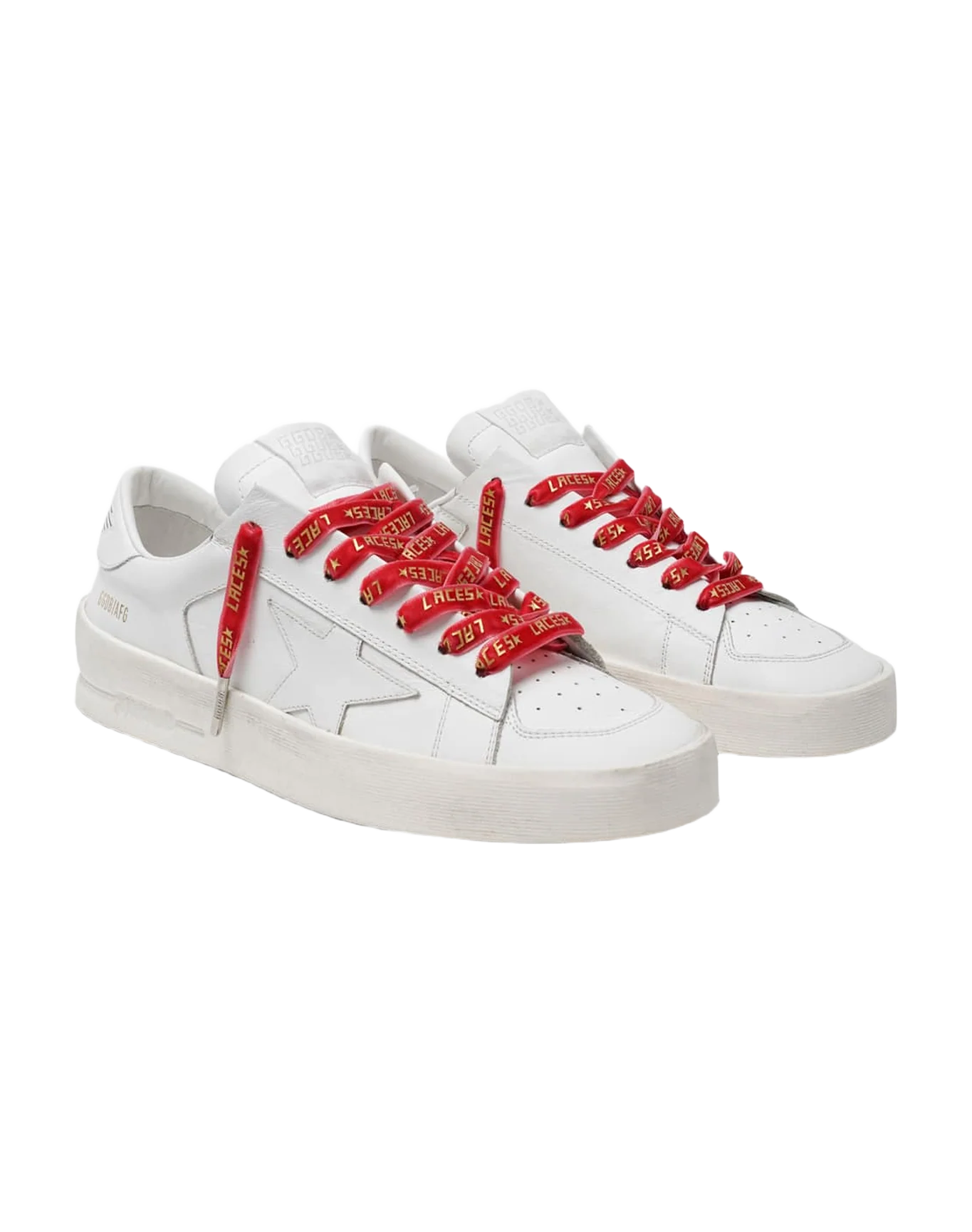 Unisex | Red Velvet Laces with Gold Laces Print - Image 5