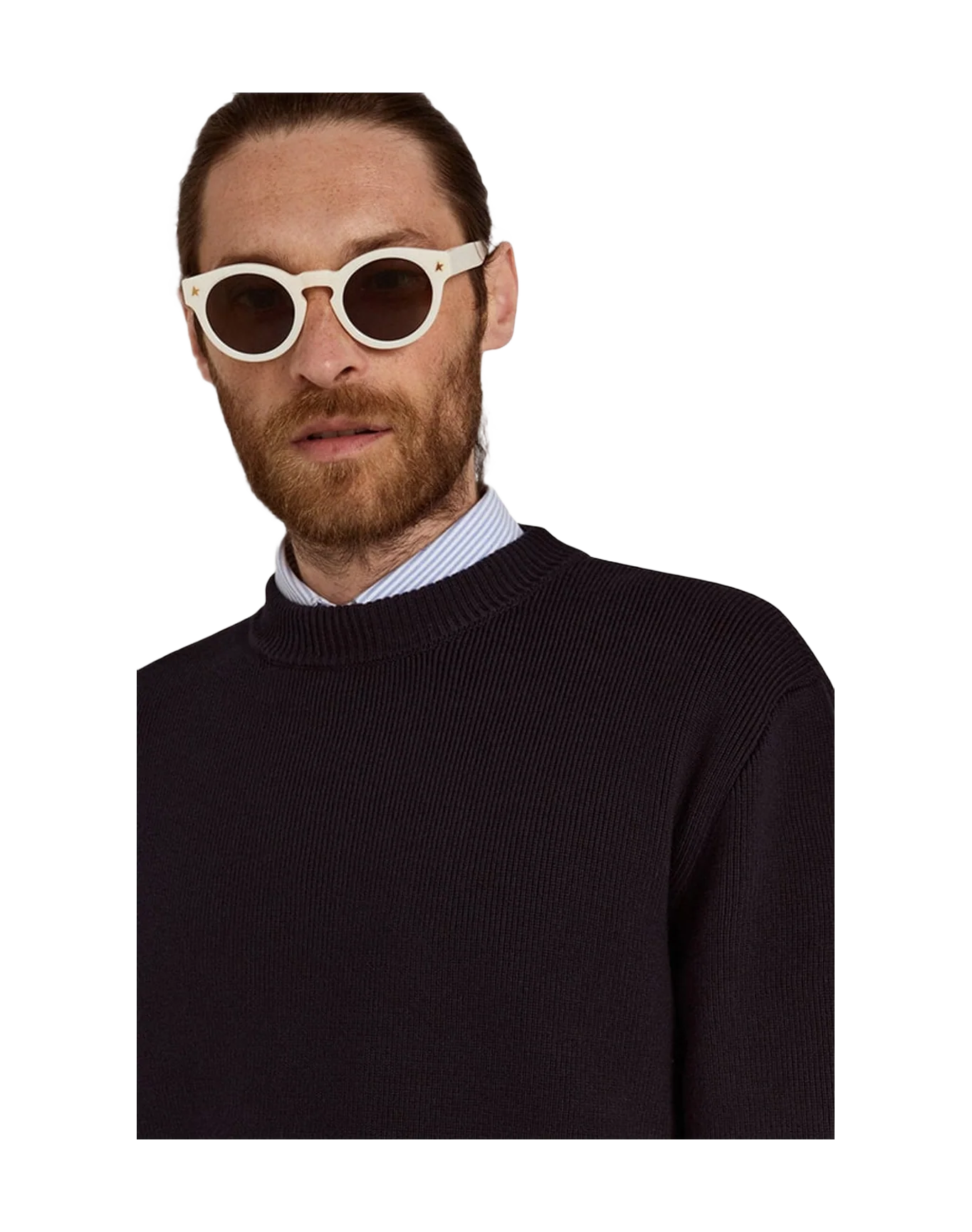 Unisex | Sunglasses Panthos Model with White Frame & Gold Details | White x Roviex - Image 3