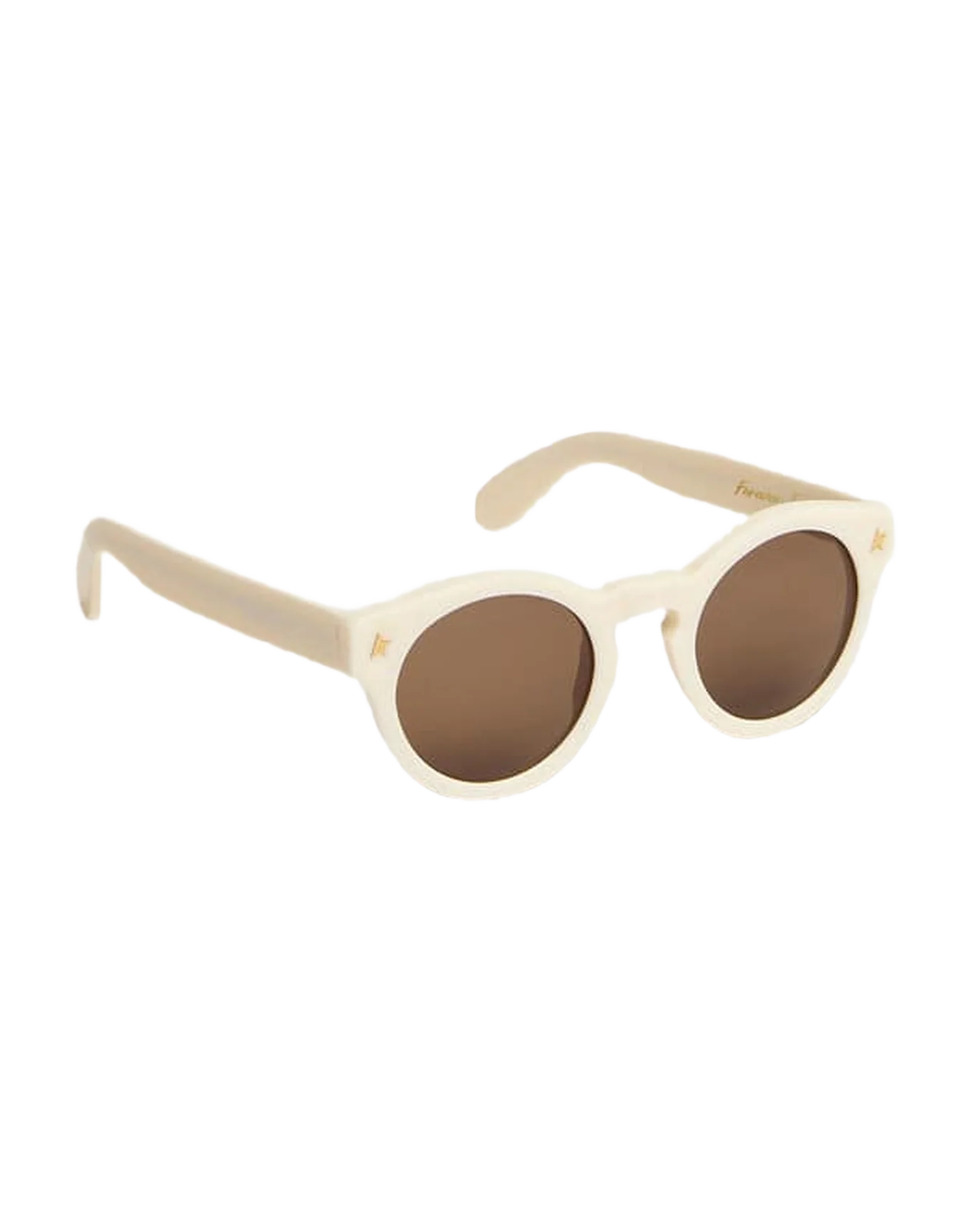 Unisex | Sunglasses Panthos Model with White Frame & Gold Details | White x Roviex - Image 5