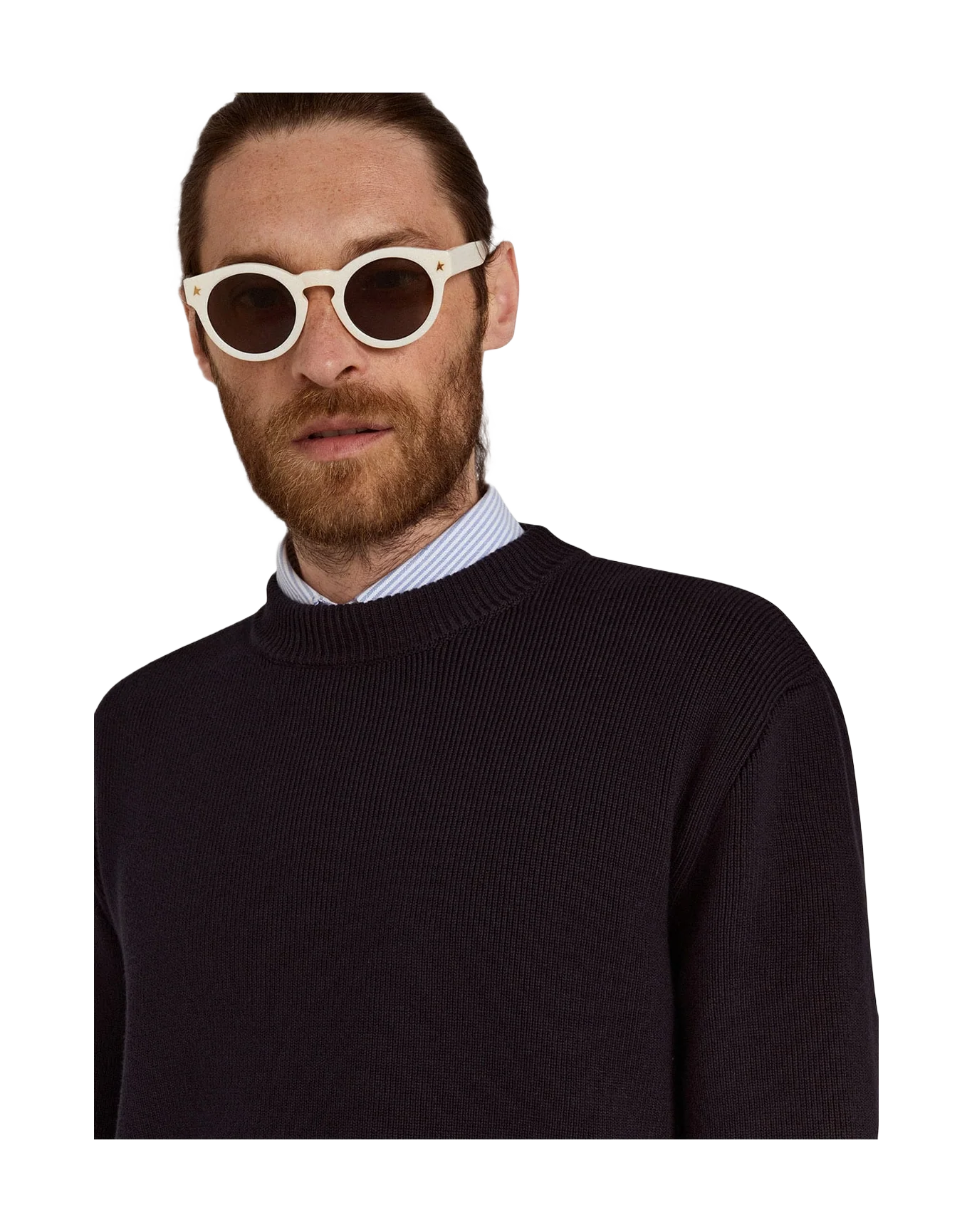 Unisex | Sunglasses Panthos Model with White Frame & Gold Details | White x Roviex - Image 7
