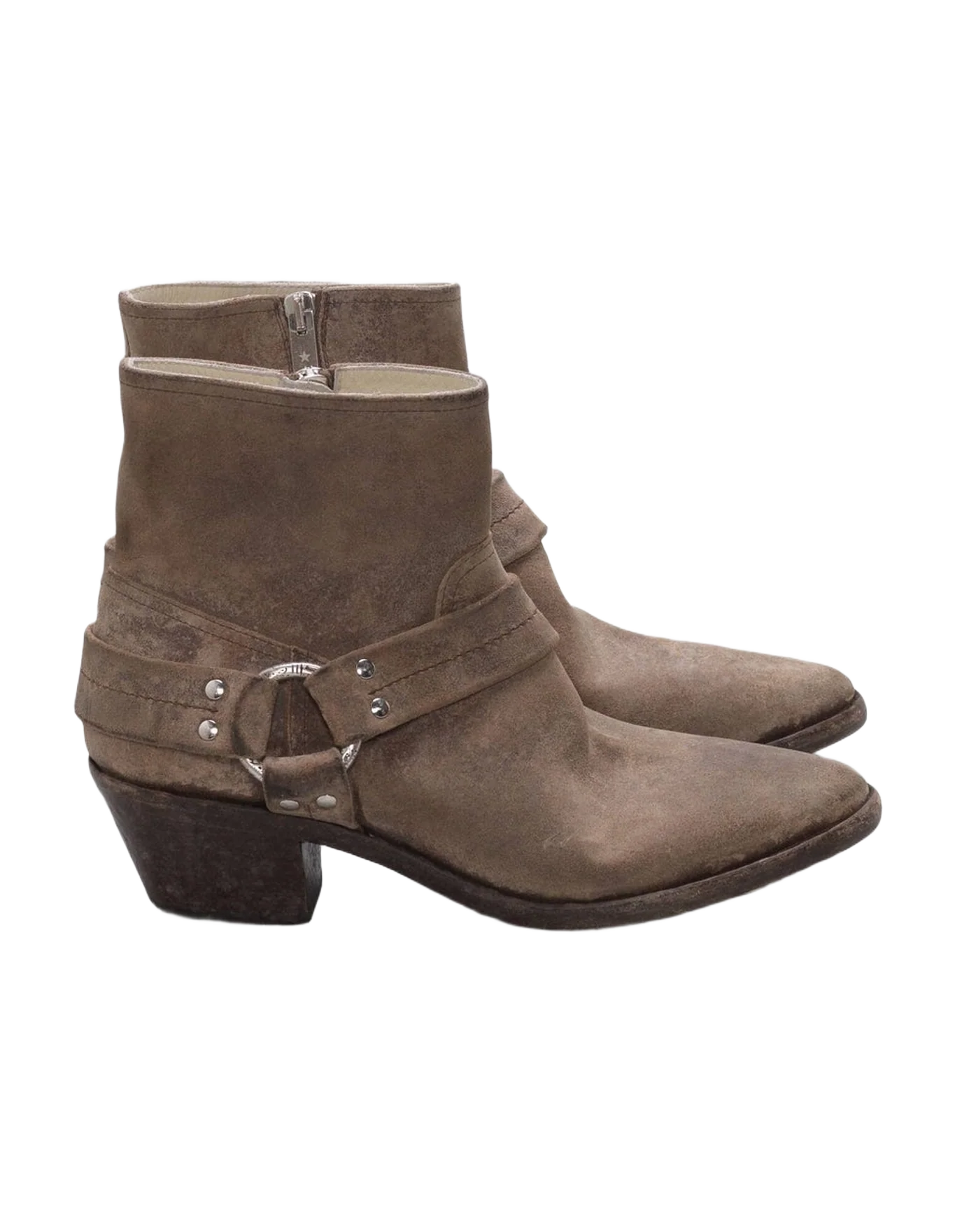 Women | Ankle Boots Beige-Colored Suede