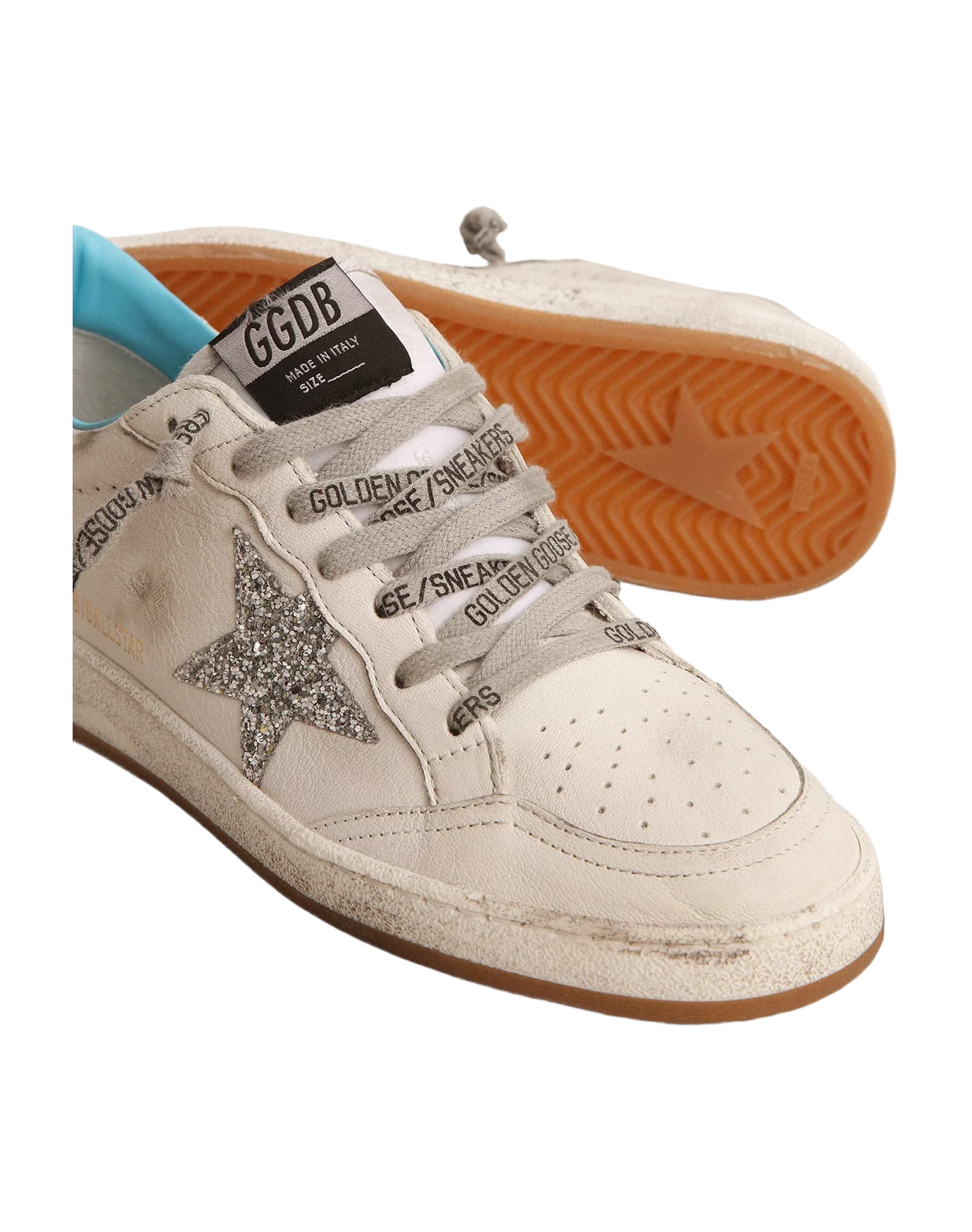 Women | Ball Star Ltd with Silver Glitter Star | White x Silver x Fuxia - Image 6