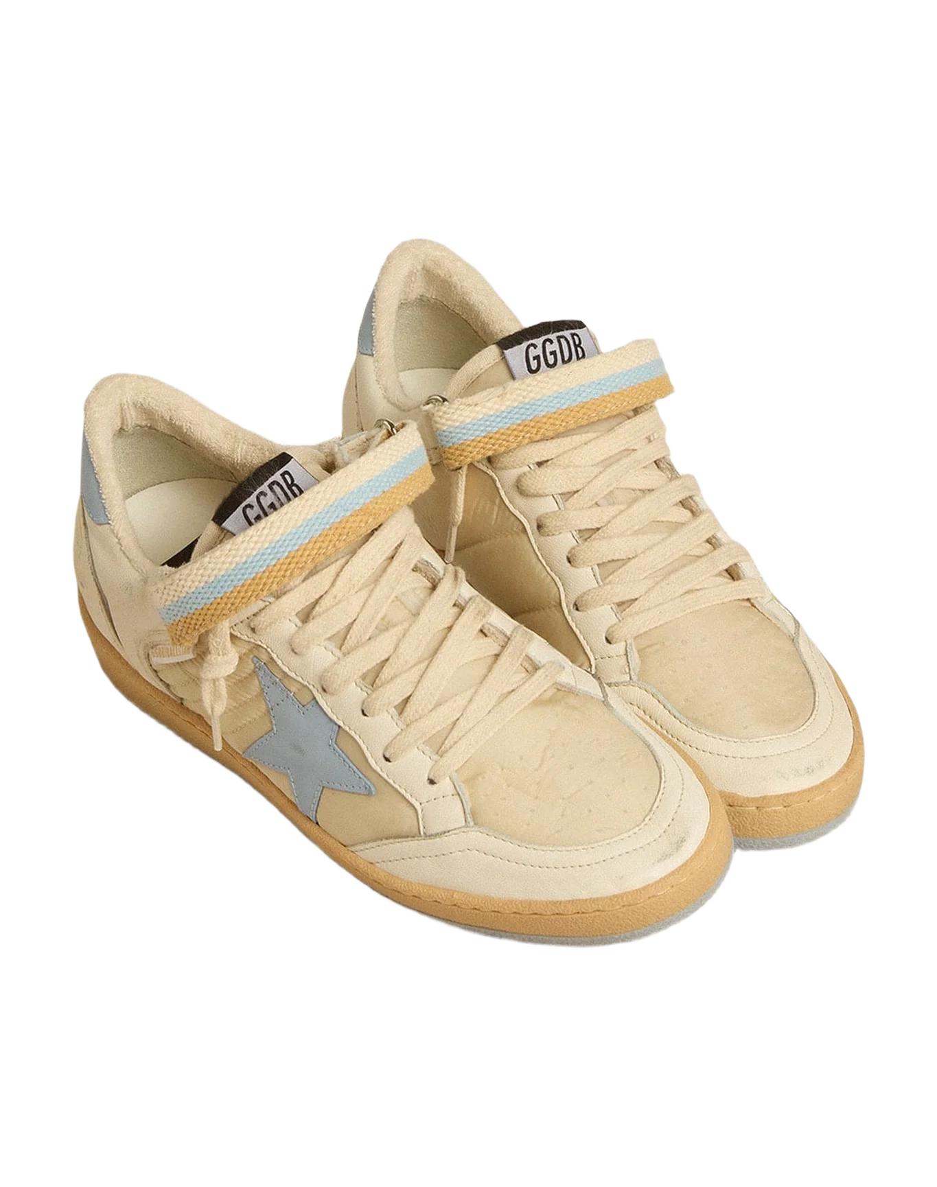 Women | Ballstar Sneakers | White x Blue Fog - Image 6
