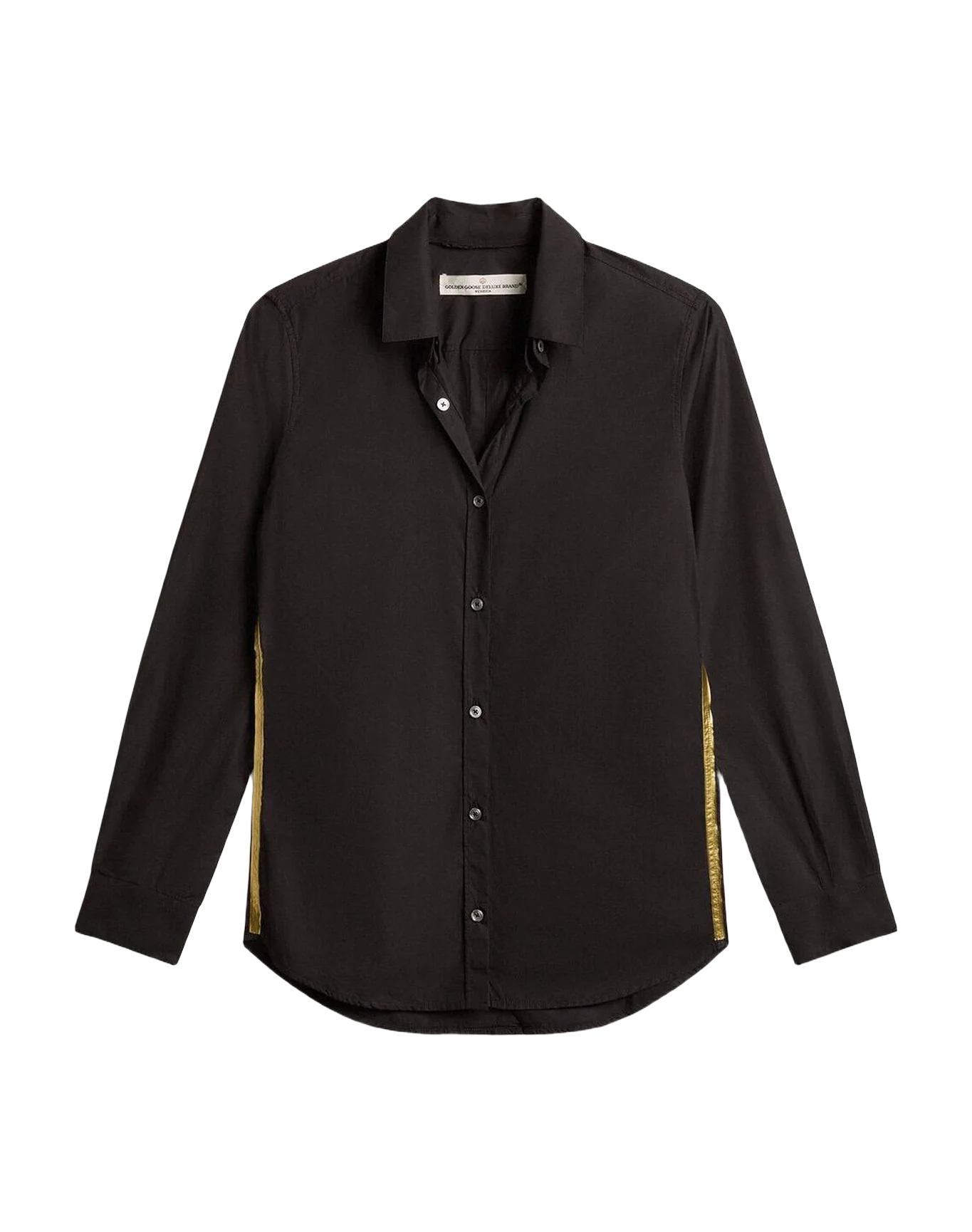 Women | Black Blouse with Gold Details - Image 3