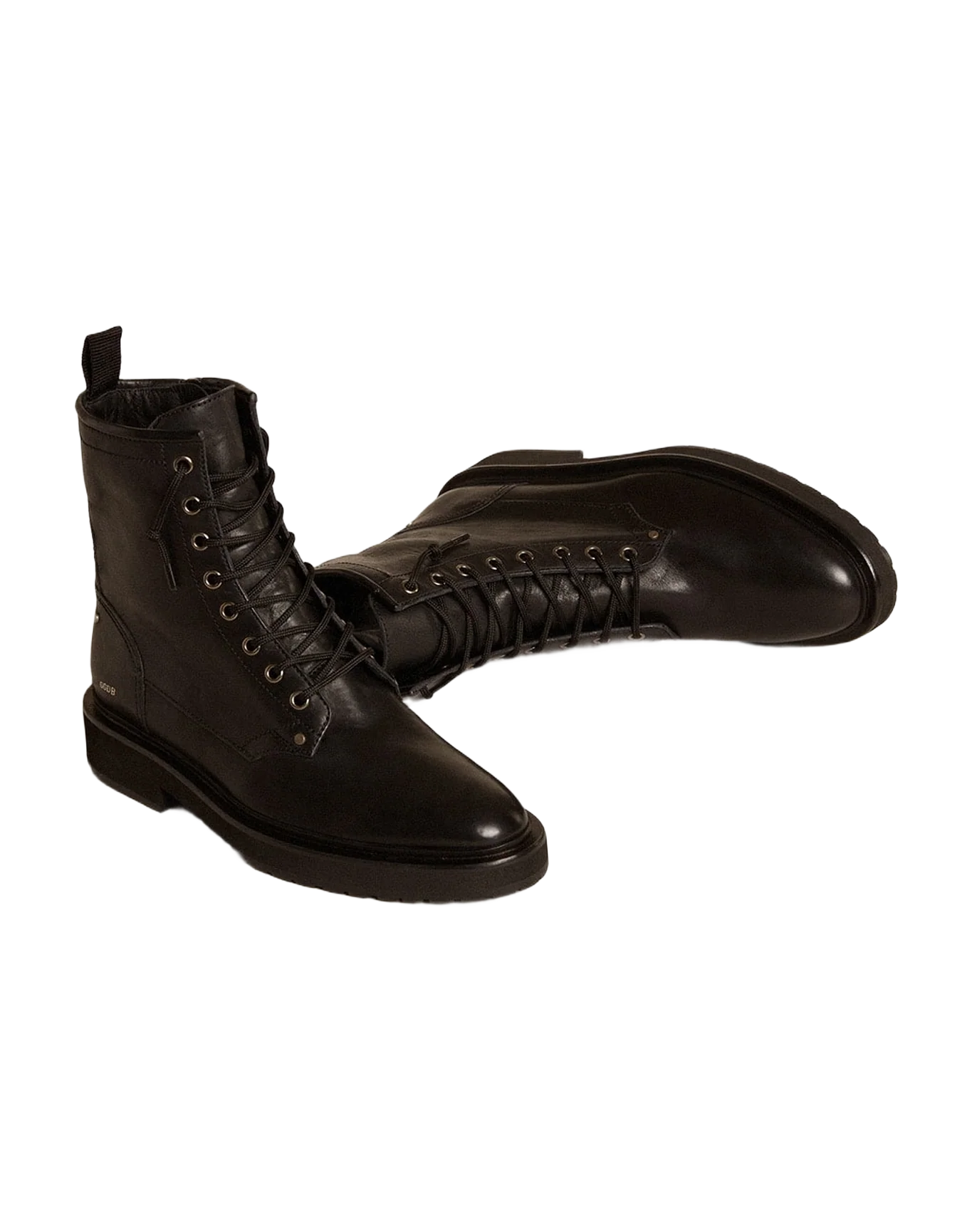 Women | Black Leather Boots | Black (V2) - Image 2