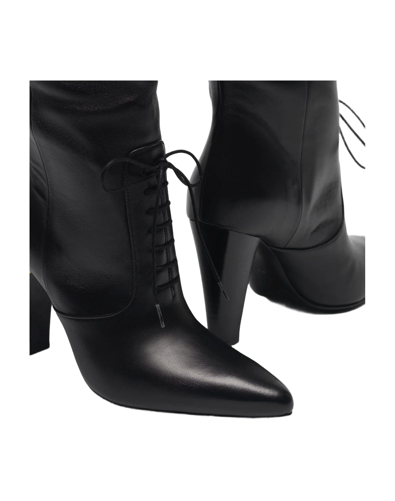 Women | Black Leather Boots (V1) - Image 2