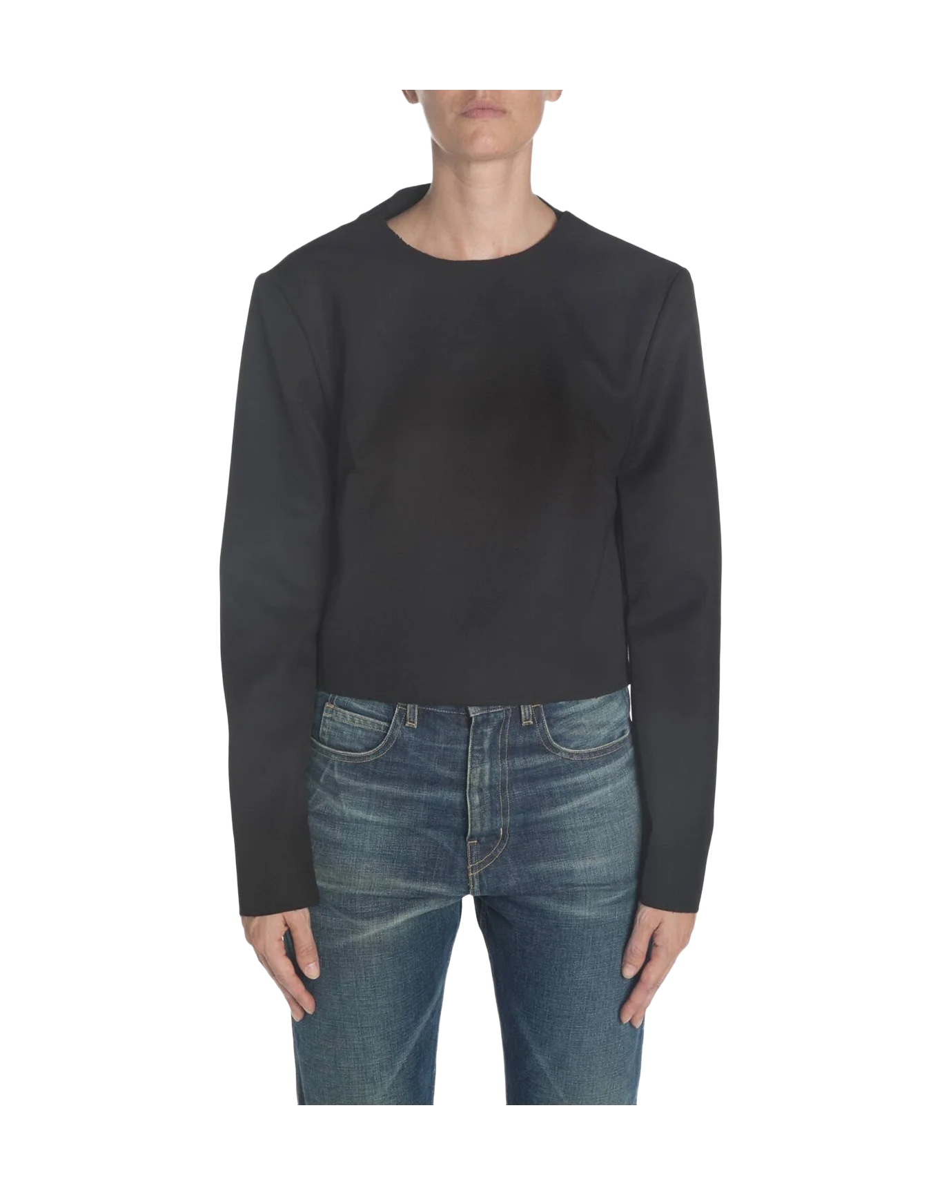 Women | Black Long Sleeves T-Shirt