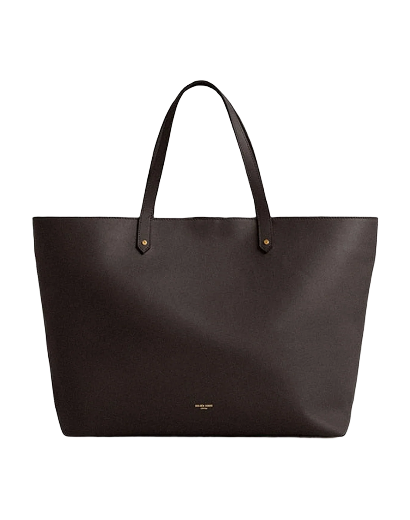Women | Black Pasadena Bag Made Of Smooth Leather with Gold Logo | Black - Image 2