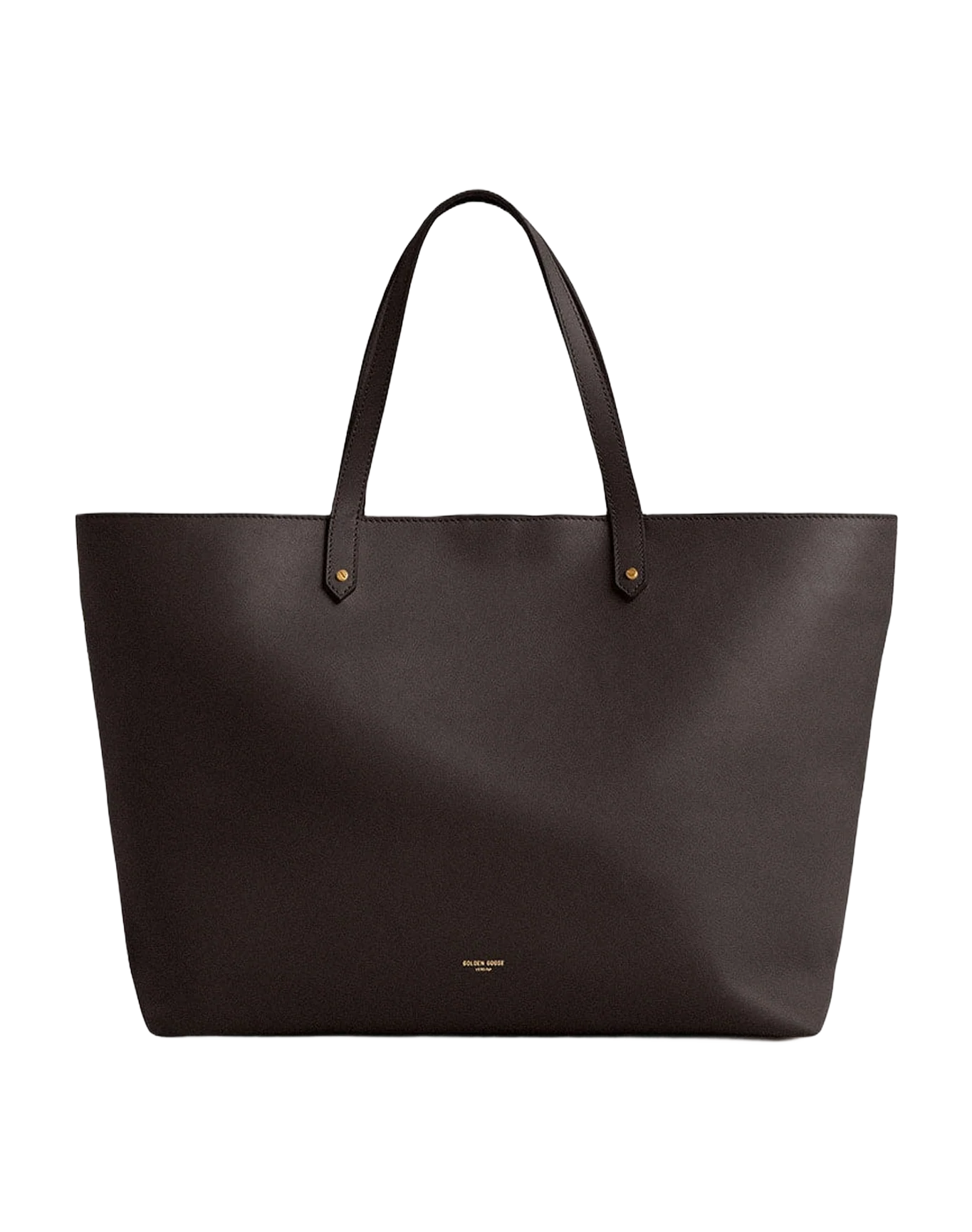 Women | Black Pasadena Bag Made Of Smooth Leather with Gold Logo | Black - Image 3