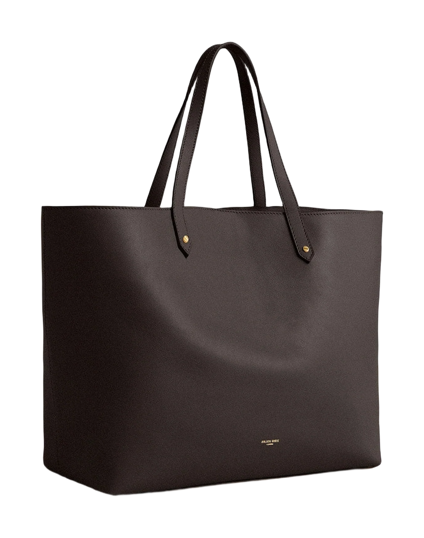 Women | Black Pasadena Bag Made Of Smooth Leather with Gold Logo | Black - Image 7