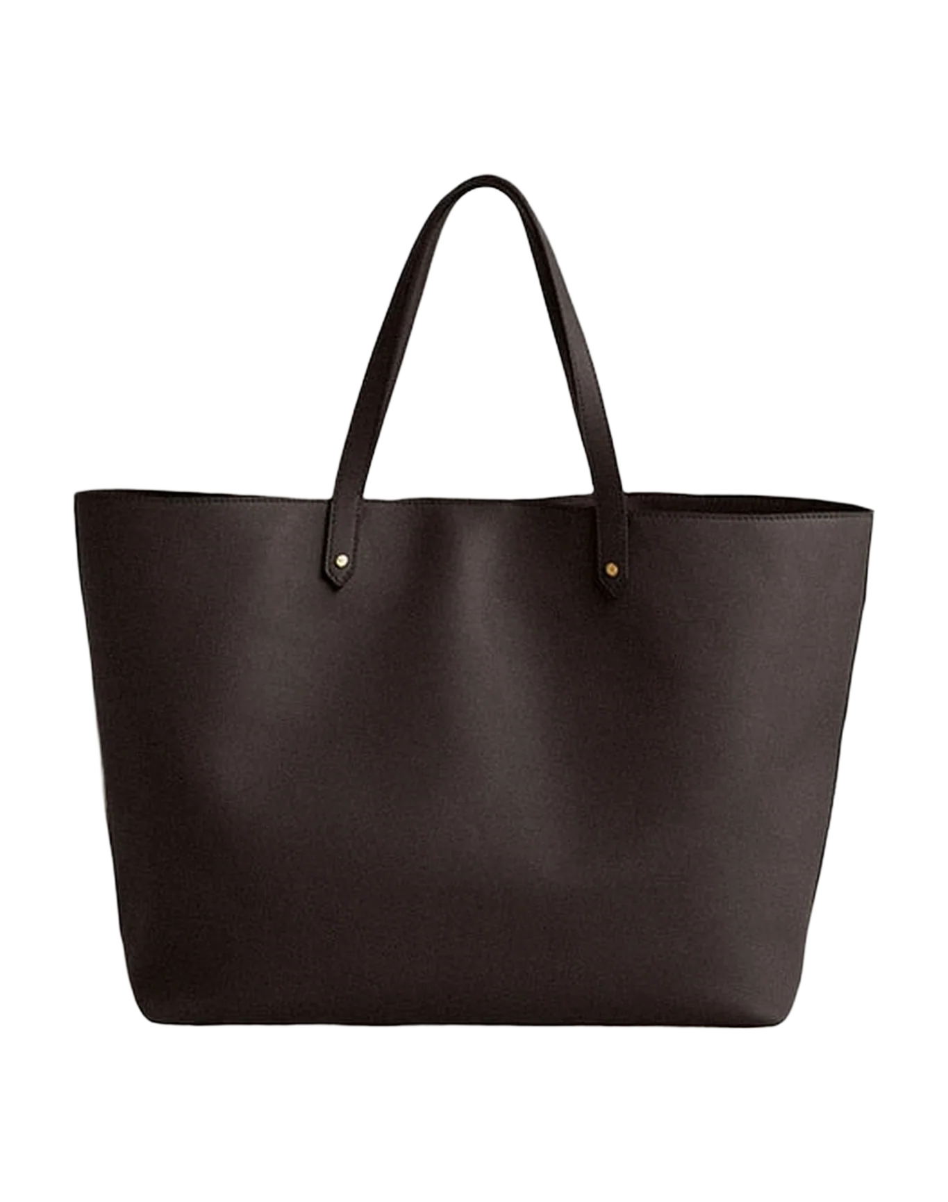 Women | Black Pasadena Bag Made Of Smooth Leather with Gold Logo | Black - Image 8
