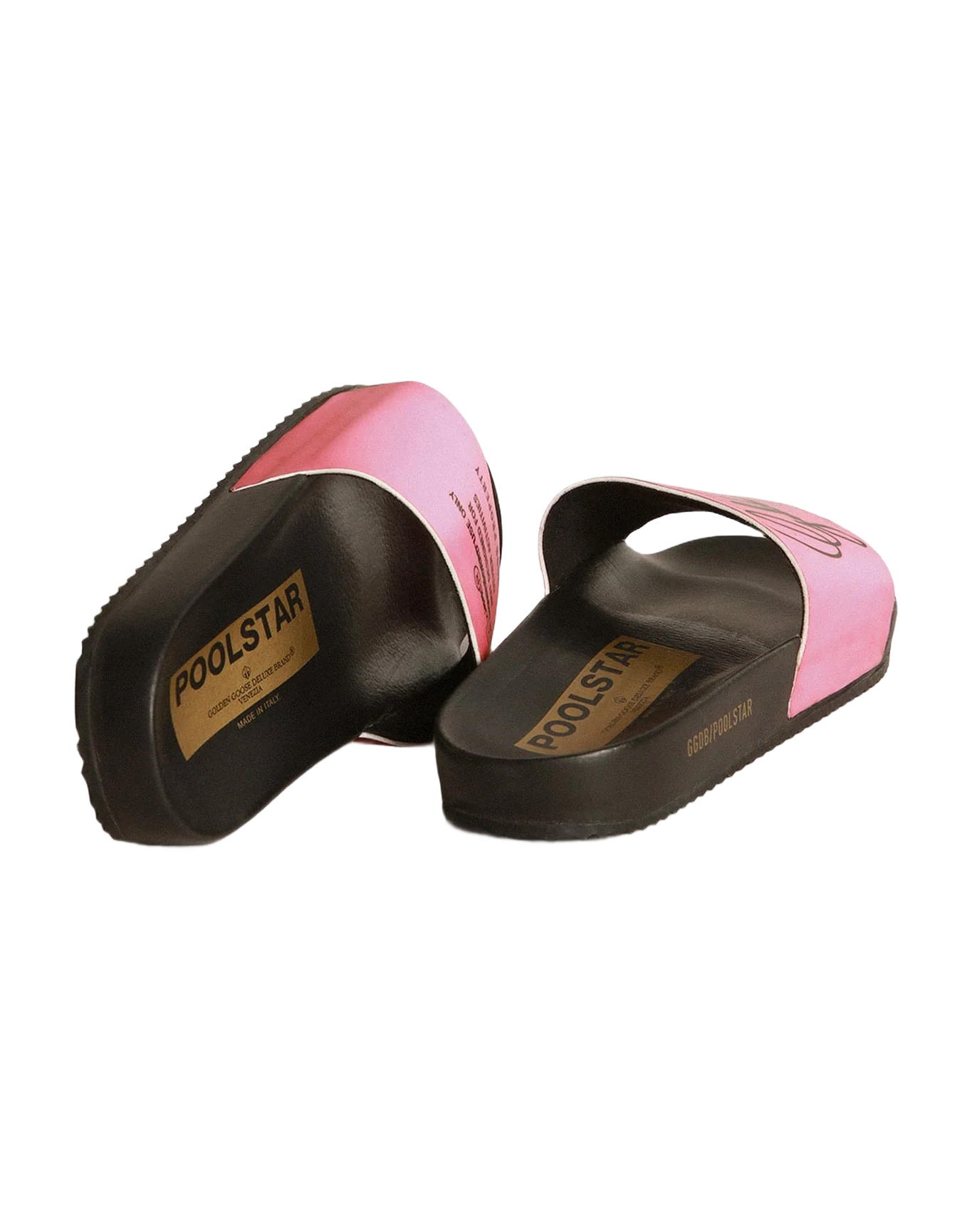 Women | Black Poolstars with Fuchsia Strap - Image 4
