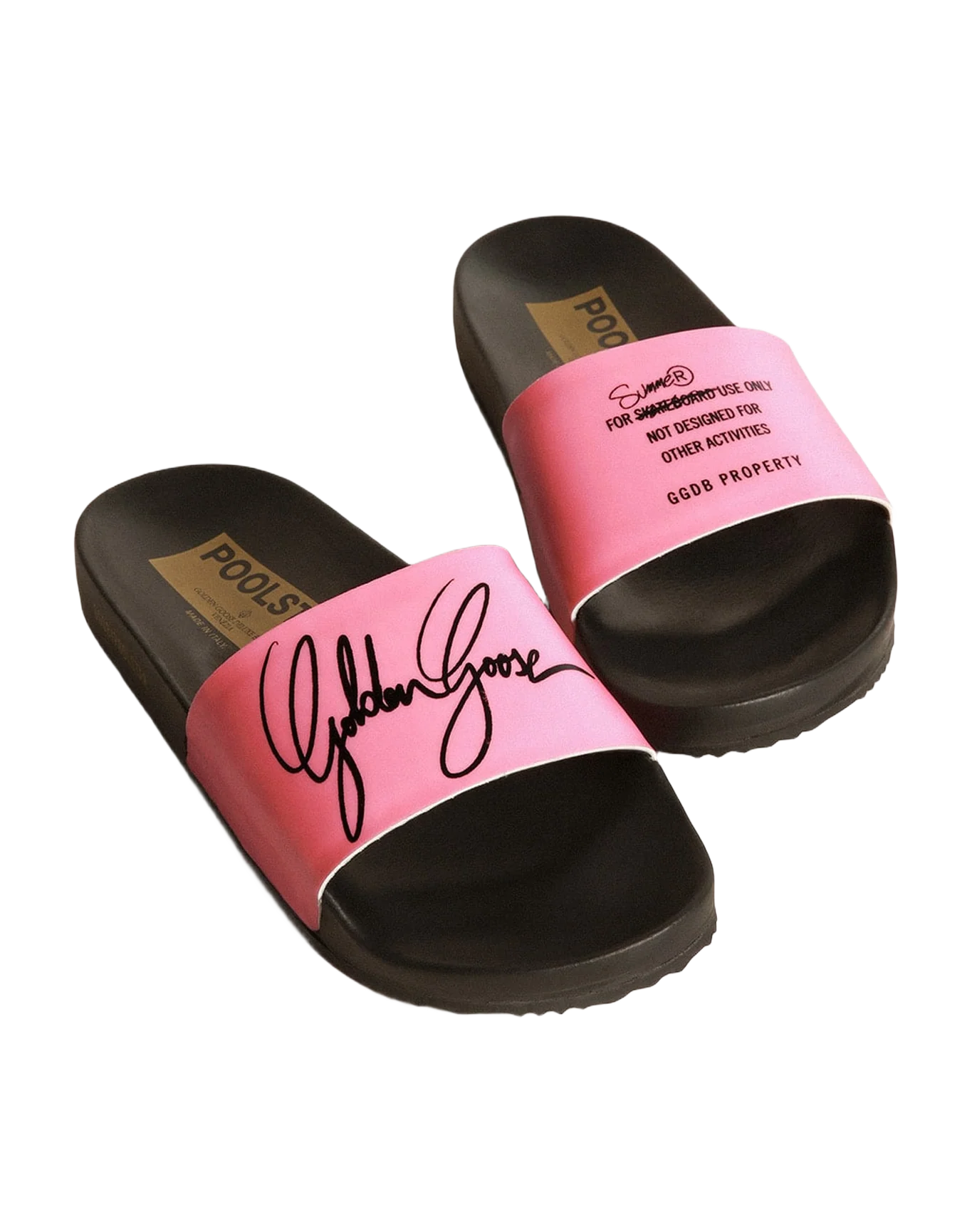 Women | Black Poolstars with Fuchsia Strap - Image 5