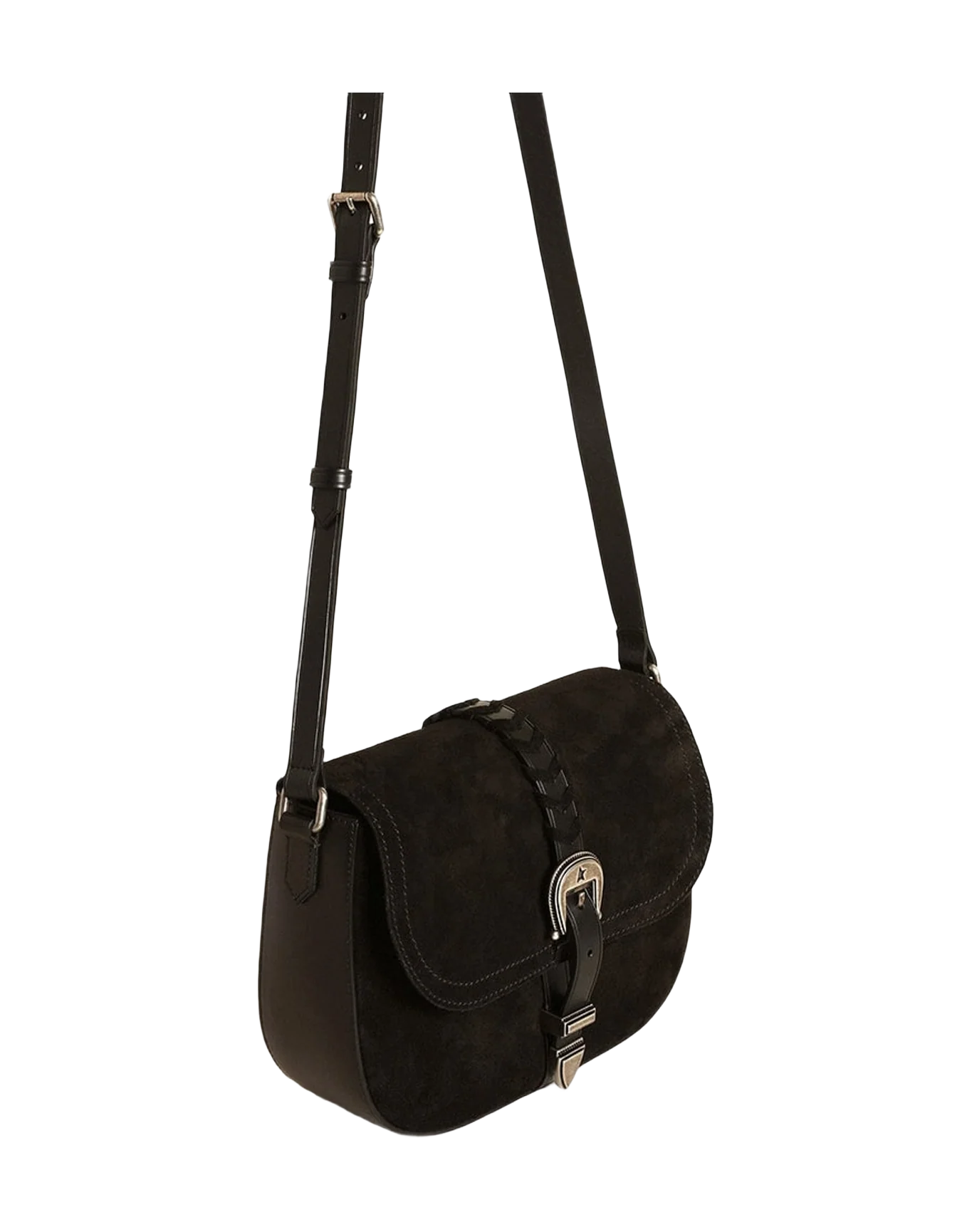Women | Black Rodeo Bag Suede | Black