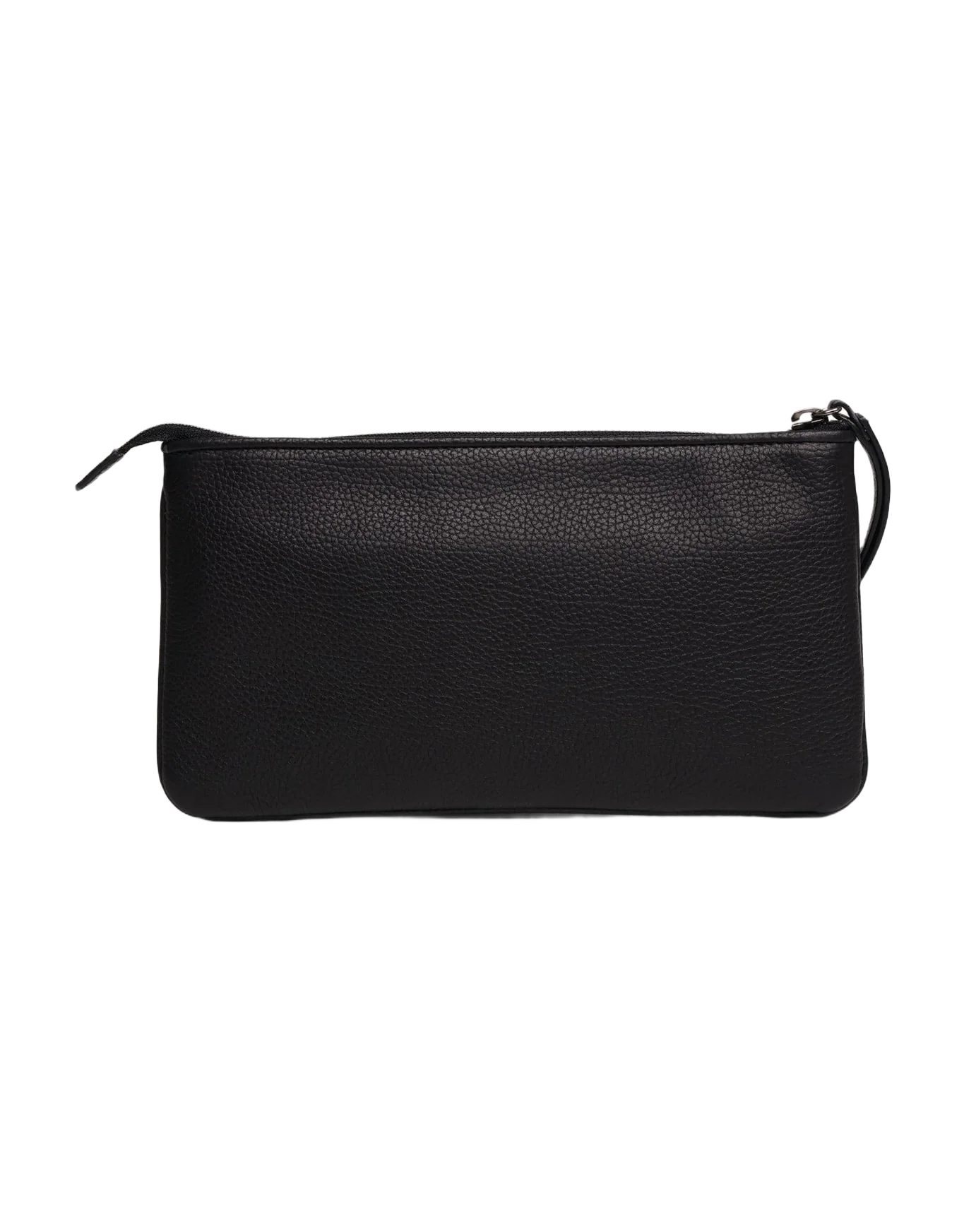 Women | Black Star Wrist Clutch Bag Grained Leather - Image 3