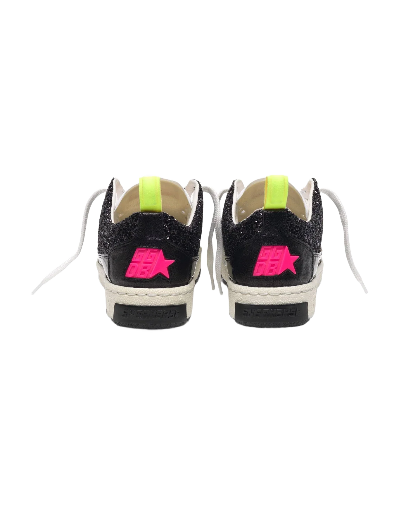 Women | Black Yeah! Sneakers with White Star - Image 4
