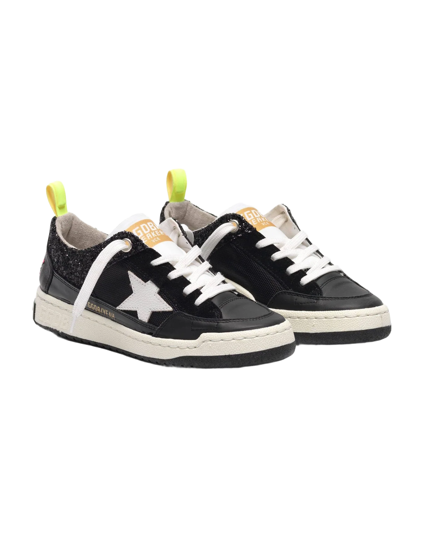 Women | Black Yeah! Sneakers with White Star - Image 8
