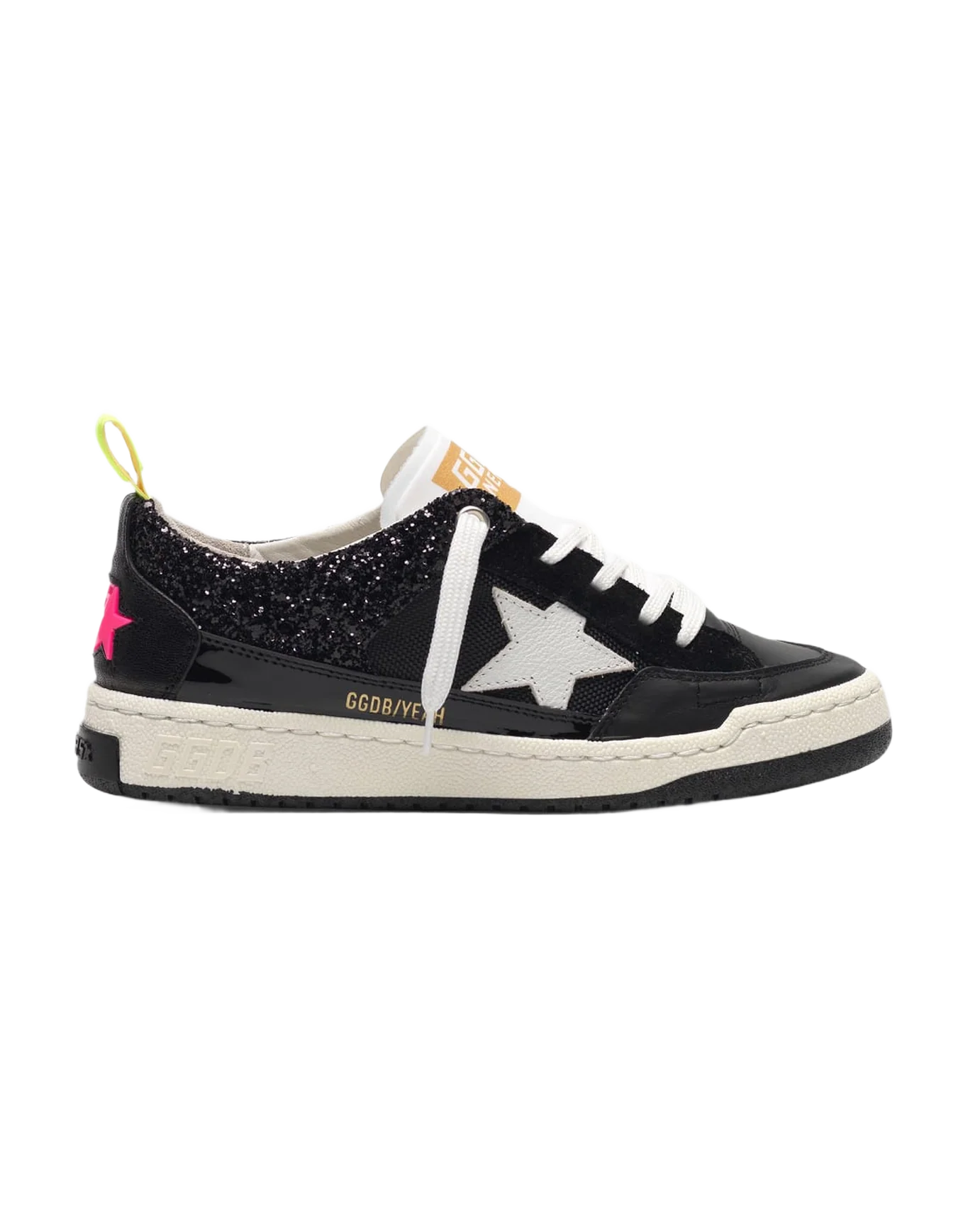 Women | Black Yeah! Sneakers with White Star - Image 9