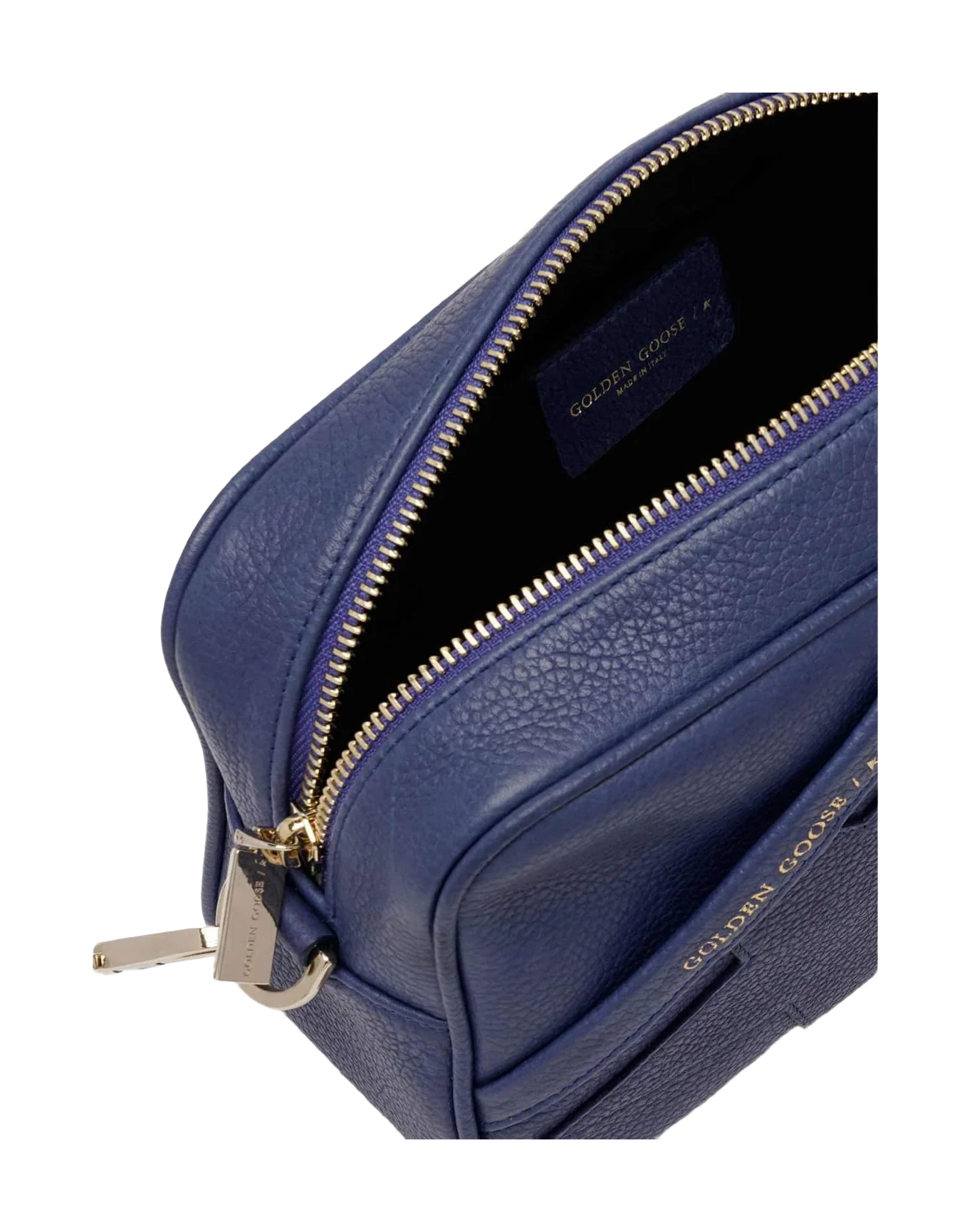 Women | Blue Star Bag with Shoulder Strap Made Of Pebbled Leather