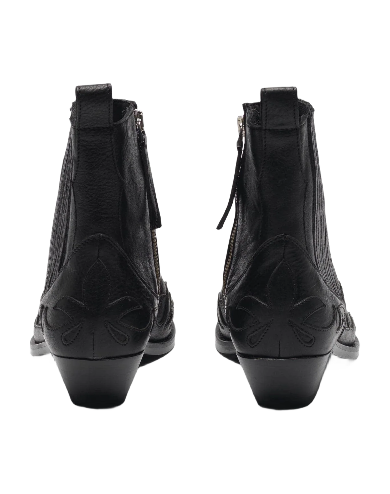 Women | Boots Santiago Black Leather - Image 5