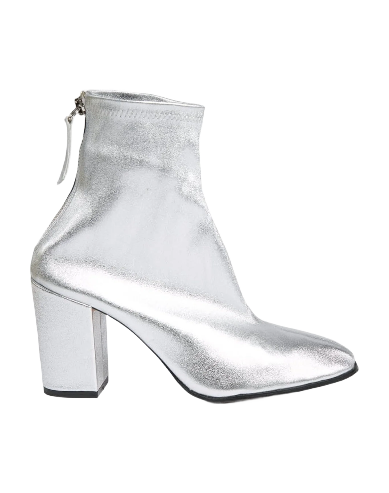 Women | Boots Silver Leather