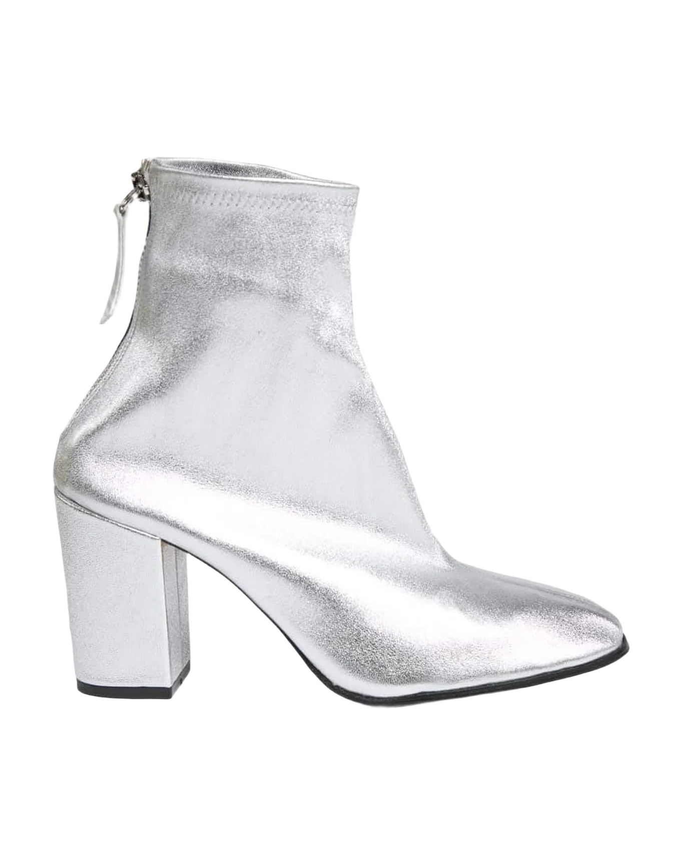 Women | Boots Silver Leather - Image 2