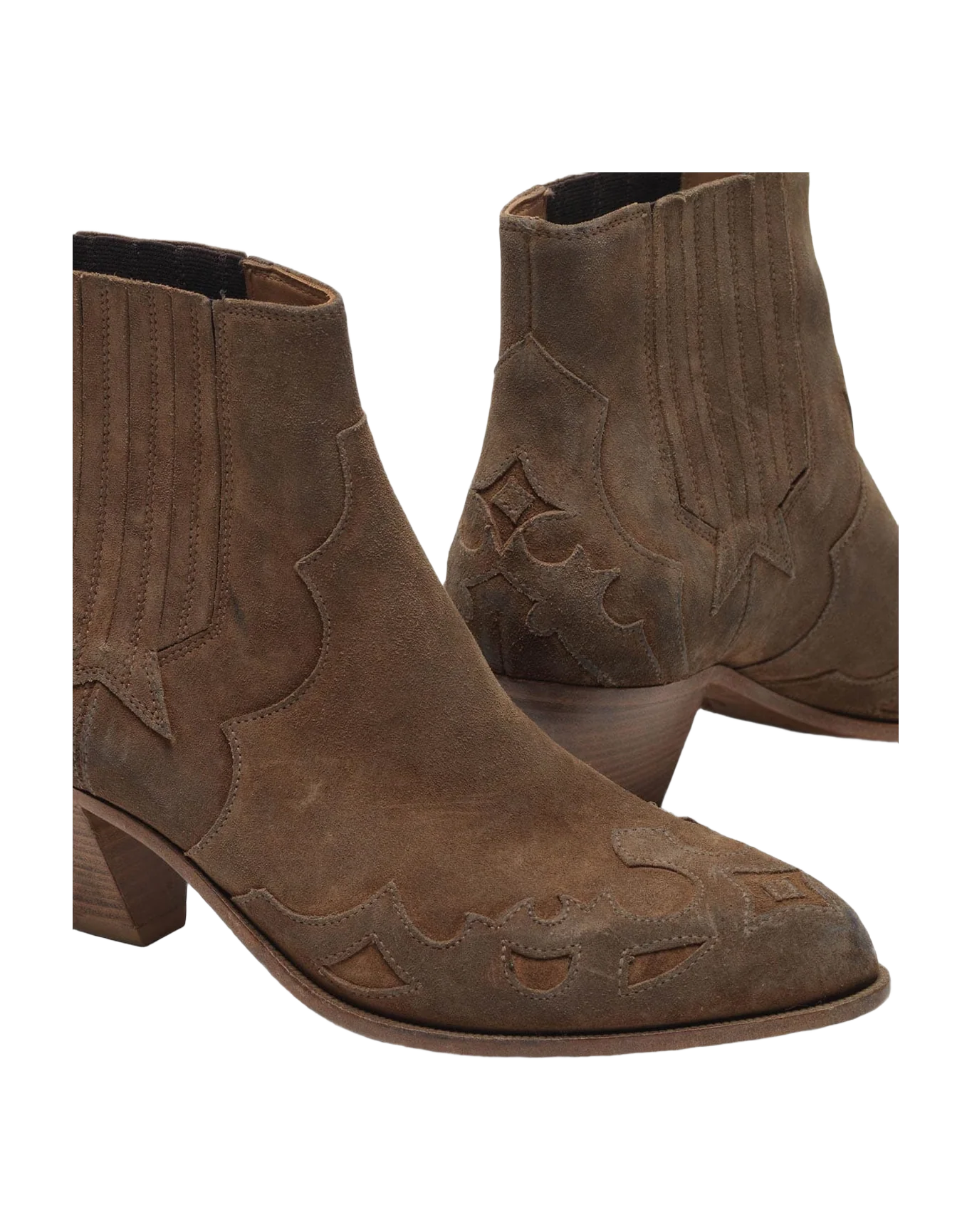 Women | Boots Sunset Flowers Walnut Suede - Image 2