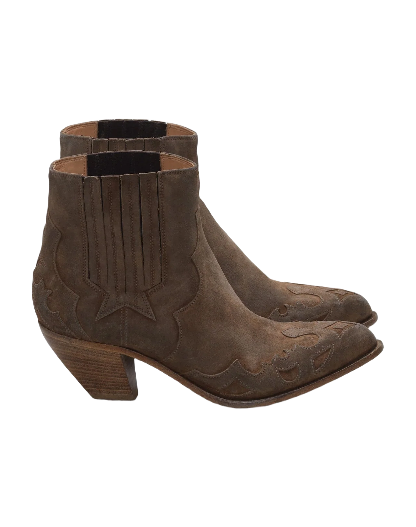Women | Boots Sunset Flowers Walnut Suede - Image 6