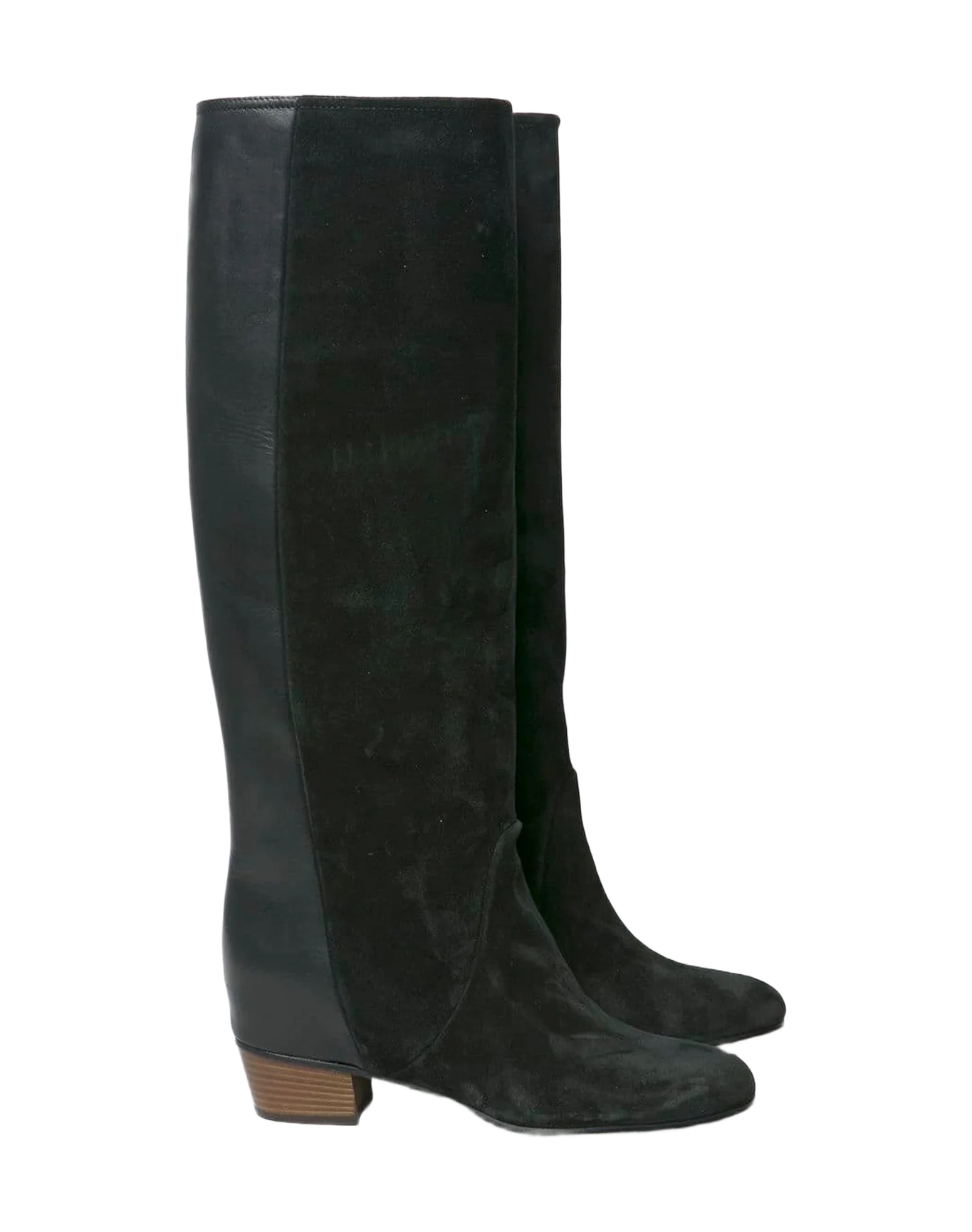 Women | Boots Theresa Black Suede (V2) - Image 2