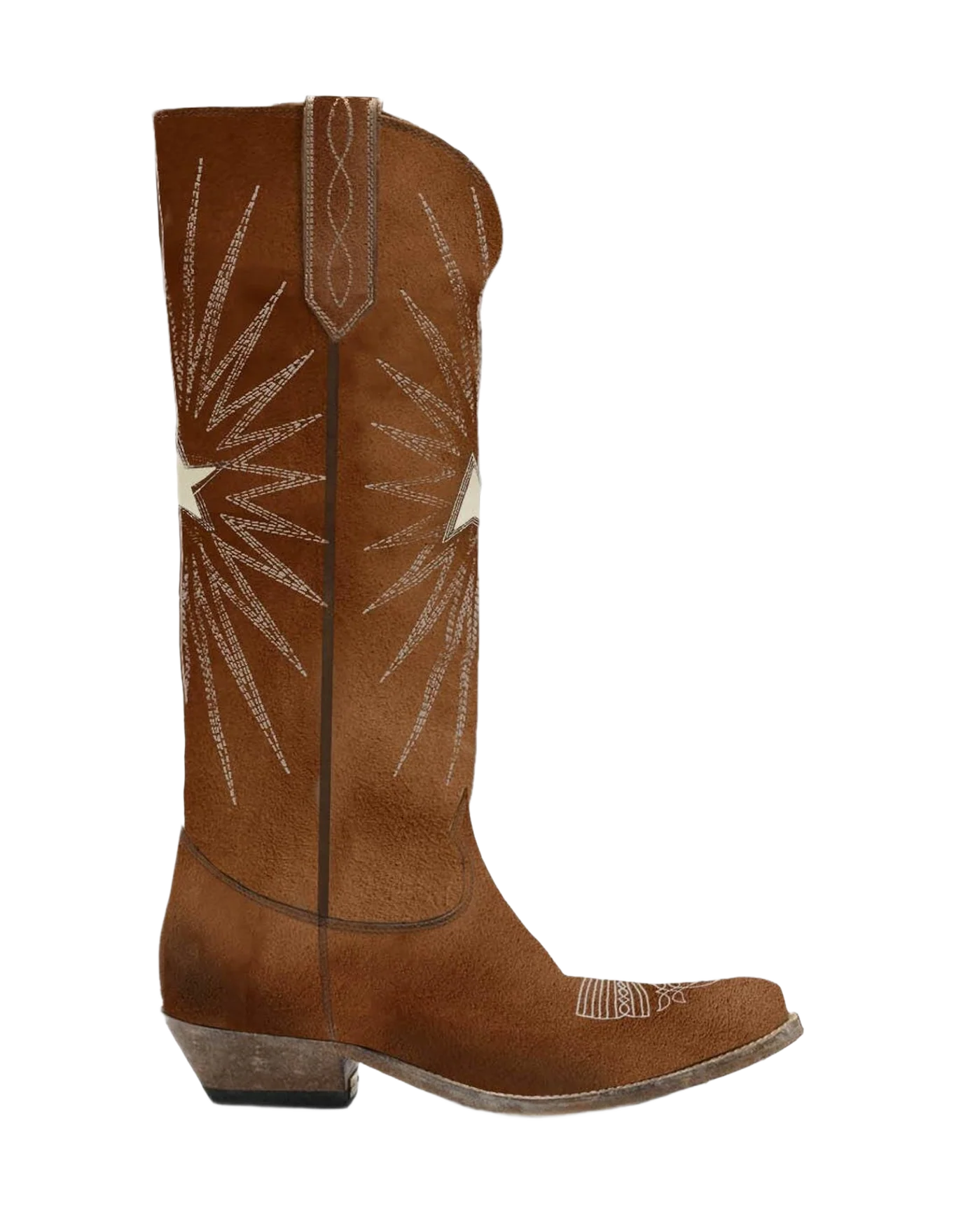 Women | Boots Wish Star Brown Suede | Brown x White