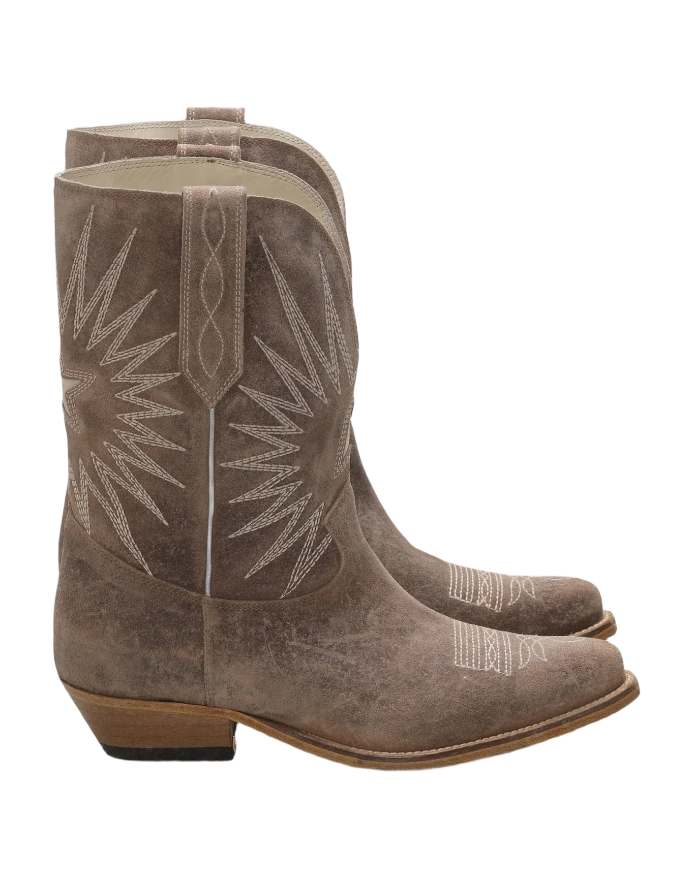 Women | Boots Wish Star Low Wood Suede - Image 6