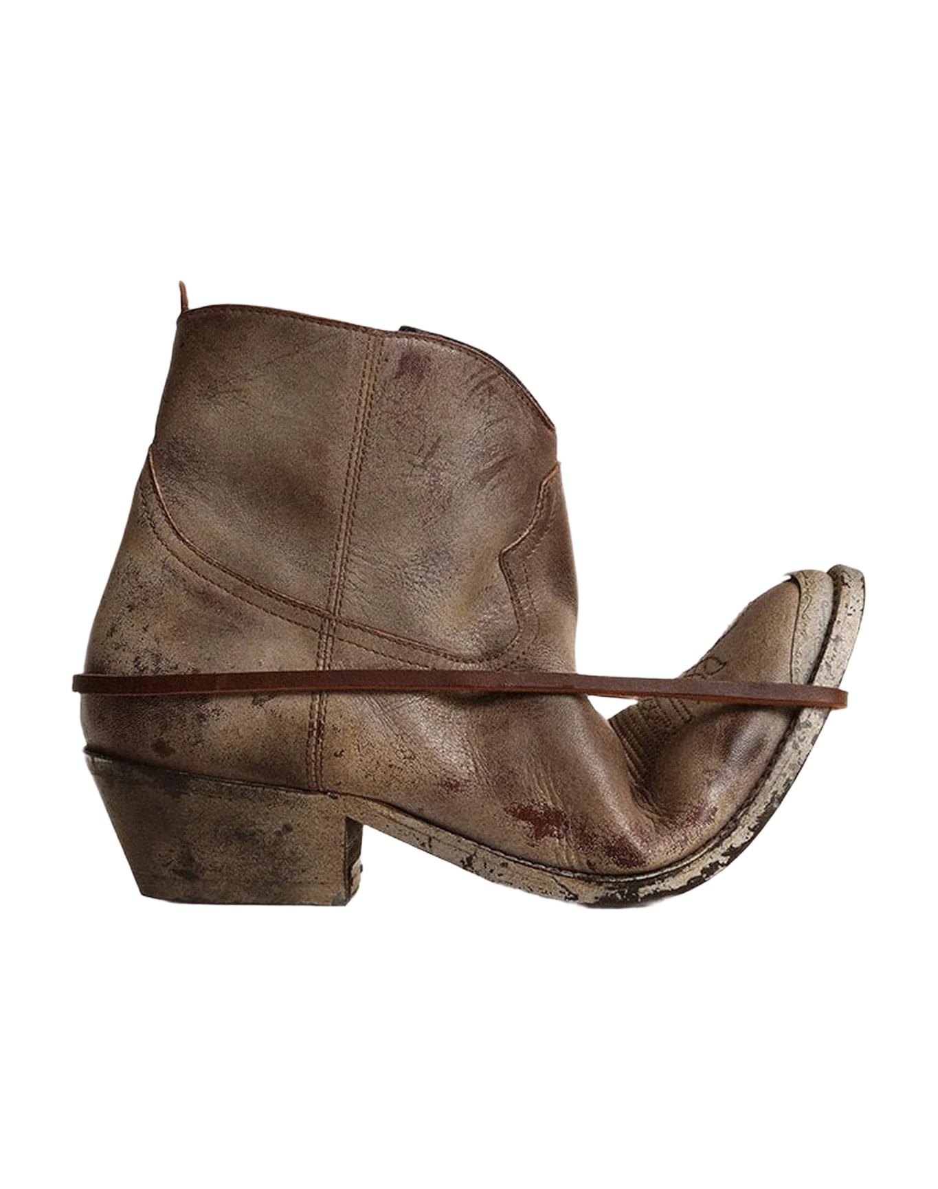 Women | Brown Ankle Boots | Brown - Image 4