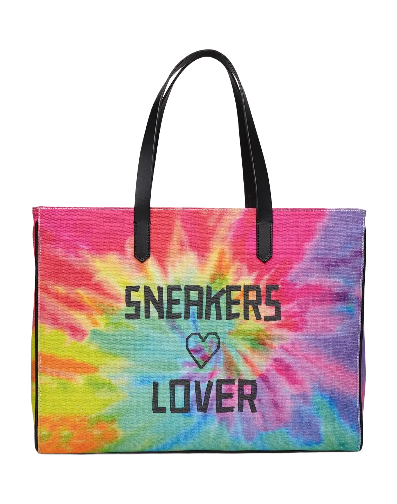 Women | California East-West Tie-Dye Bag with Sneakers Lover Print - Image 7