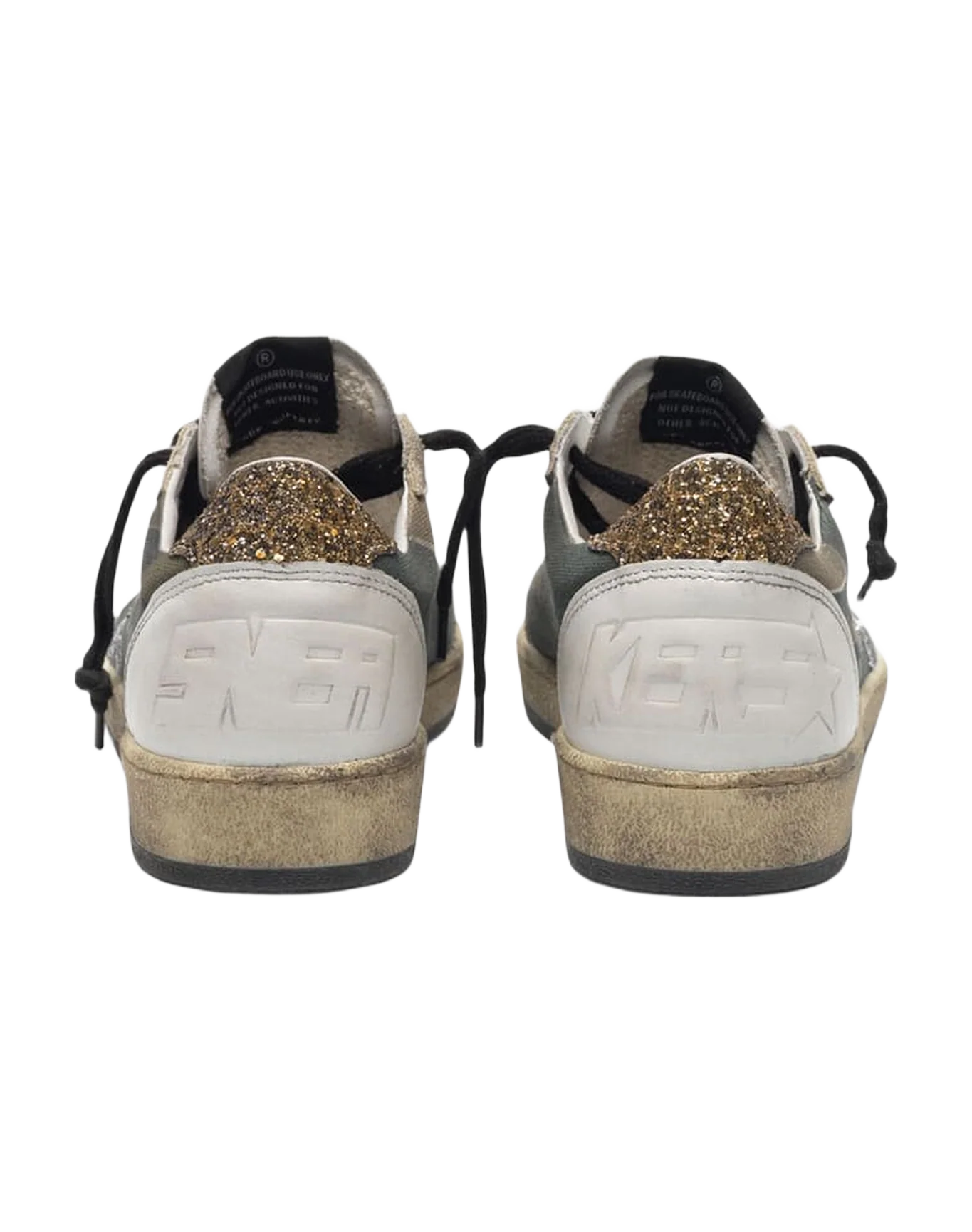Women | Camouflage Ball Star Sneakers with Glittery Star & Heel Tab - Image 5