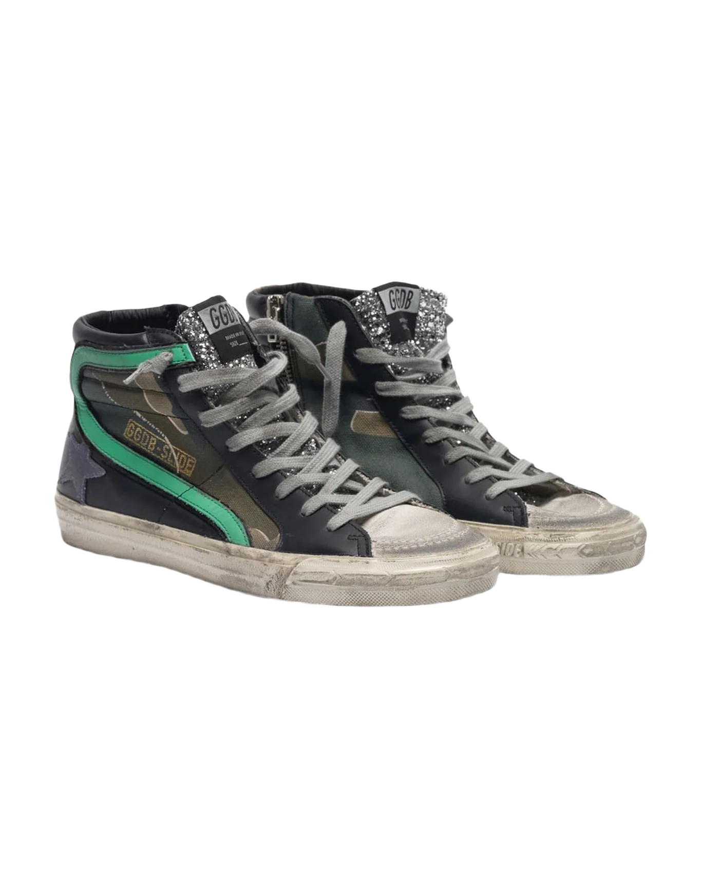 Women | Camouflage Slide Sneakers with Glittery Insert - Image 3