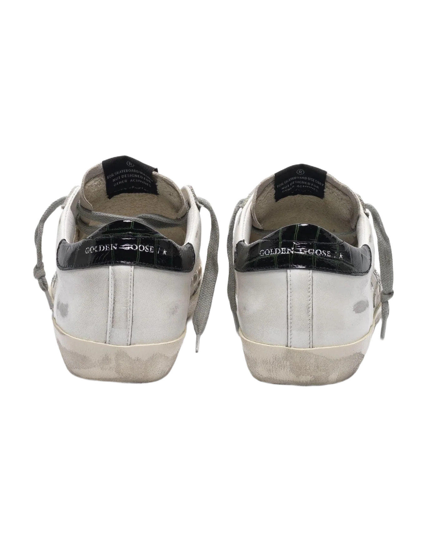 Women | Canvas Super-Star Sneakers Leather with Glittery Star - Image 5