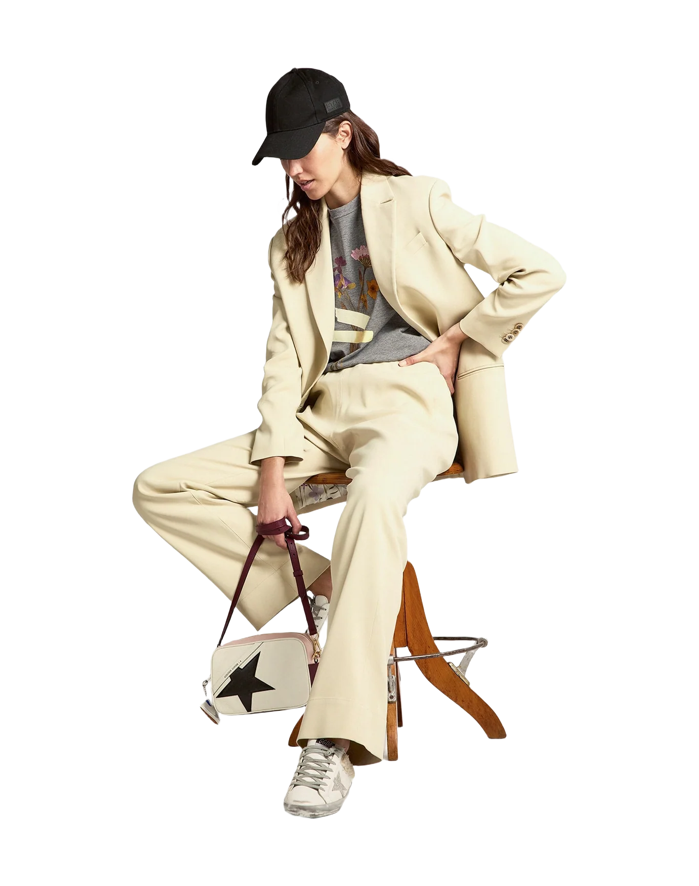 Women | Cream-Colored Journey Collection Brittany Pants | Overcast - Image 2