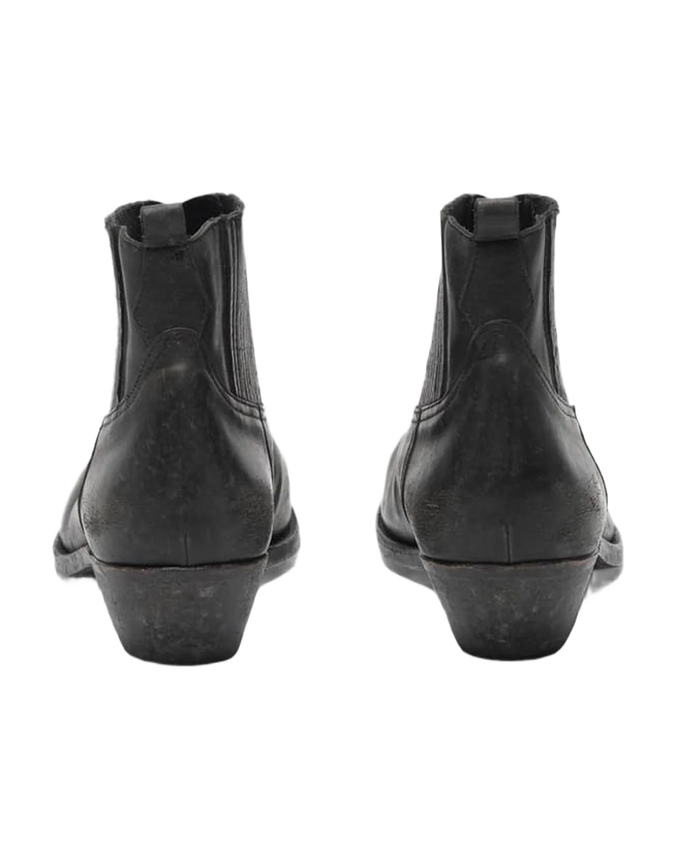 Women | Crosby Ankle Boots Leather with Cowboy-Style Decoration - Image 2