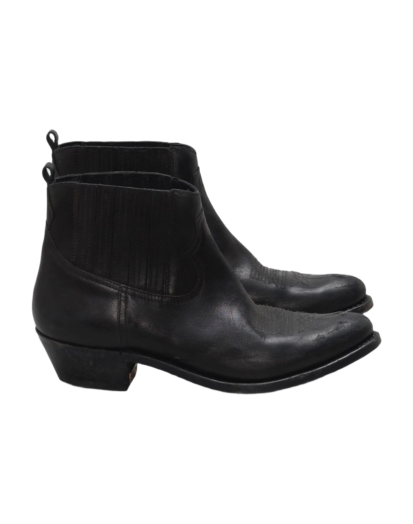 Women | Crosby Ankle Boots Leather with Cowboy-Style Decoration - Image 5