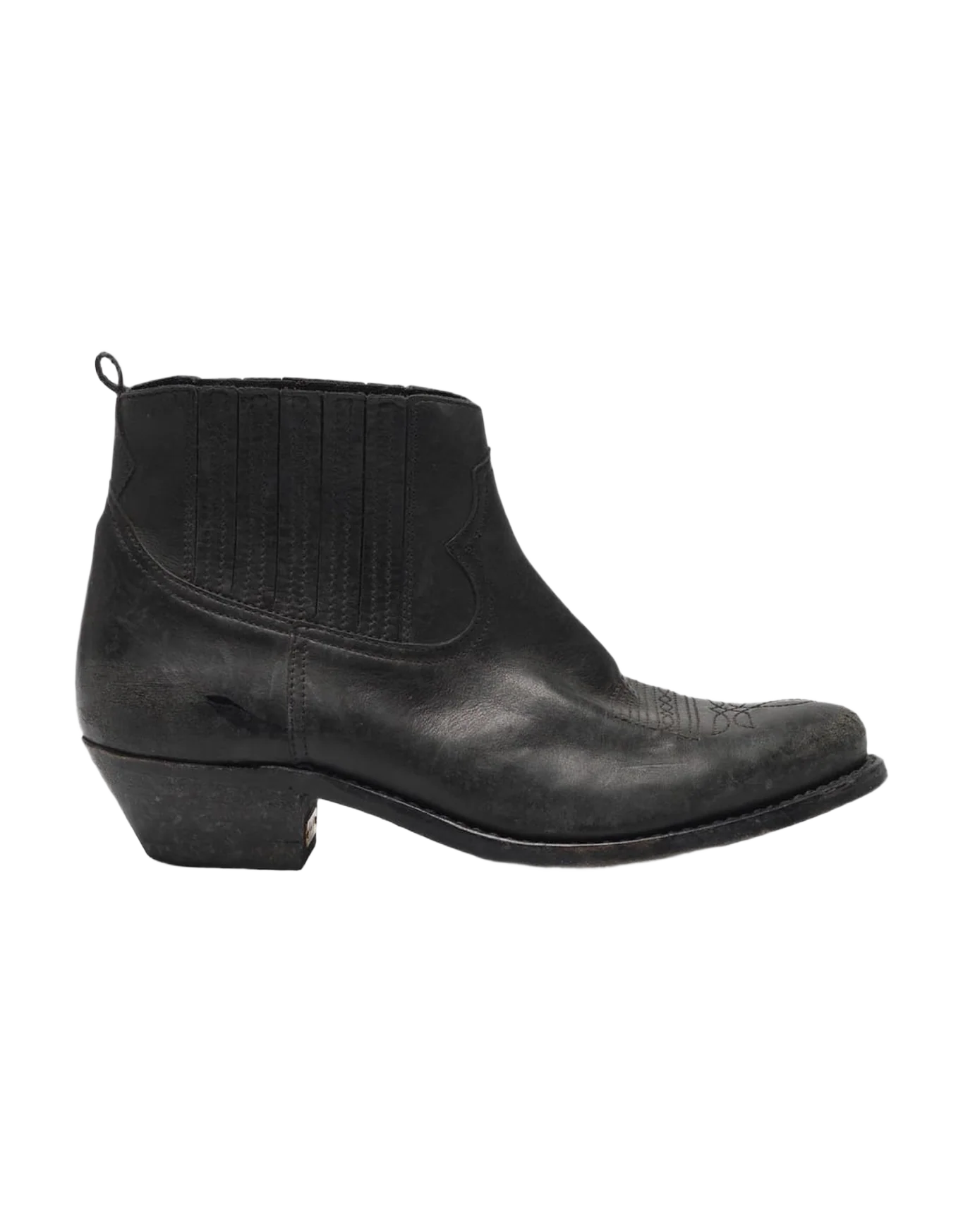 Women | Crosby Ankle Boots Leather with Cowboy-Style Decoration - Image 6