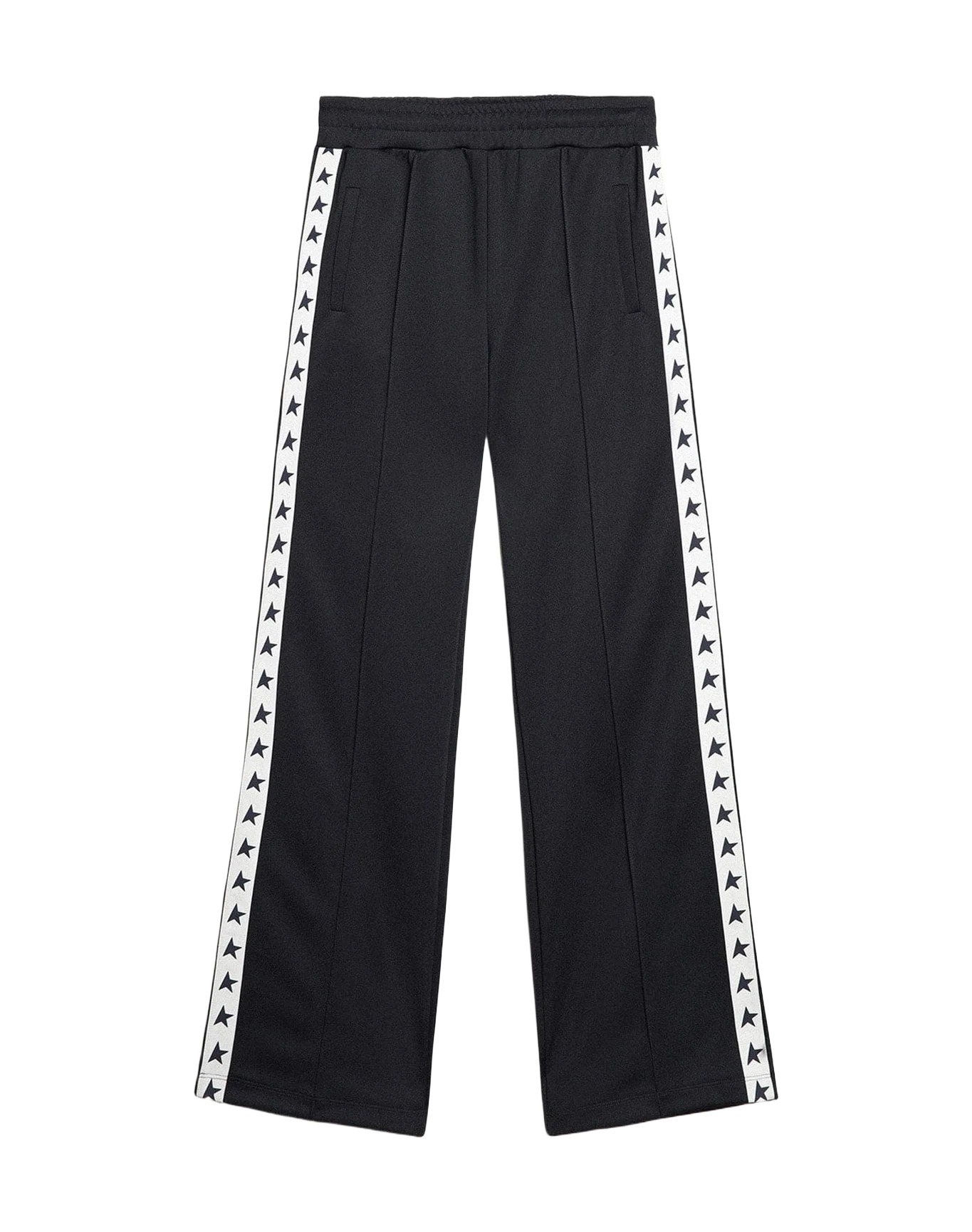 Women | Dark Blue Joggers with White Strip & Contrasting Stars | Dark Blue x White - Image 11