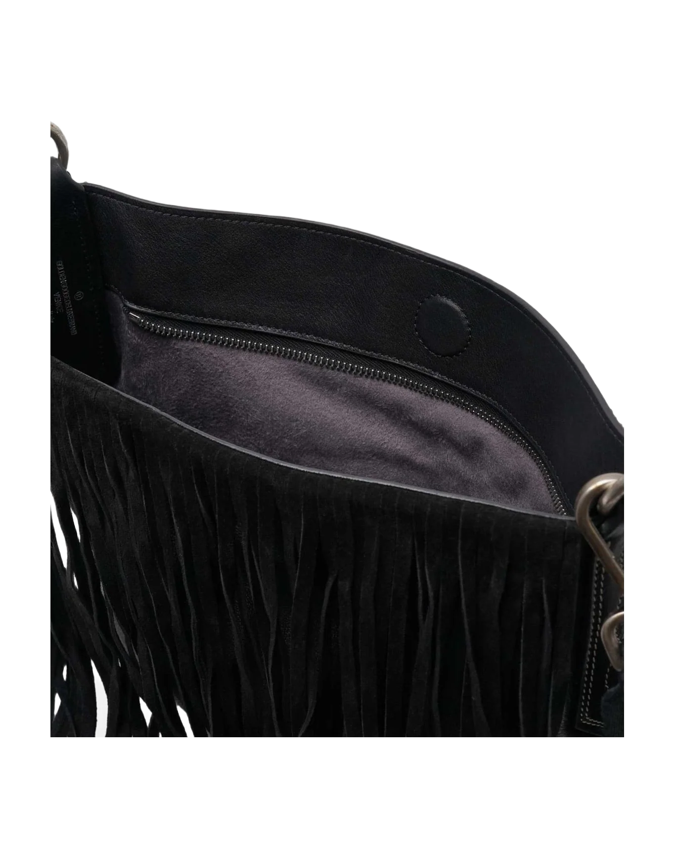 Women | Demi Hobo Bag Suede Leather with Fringes (V1) - Image 3