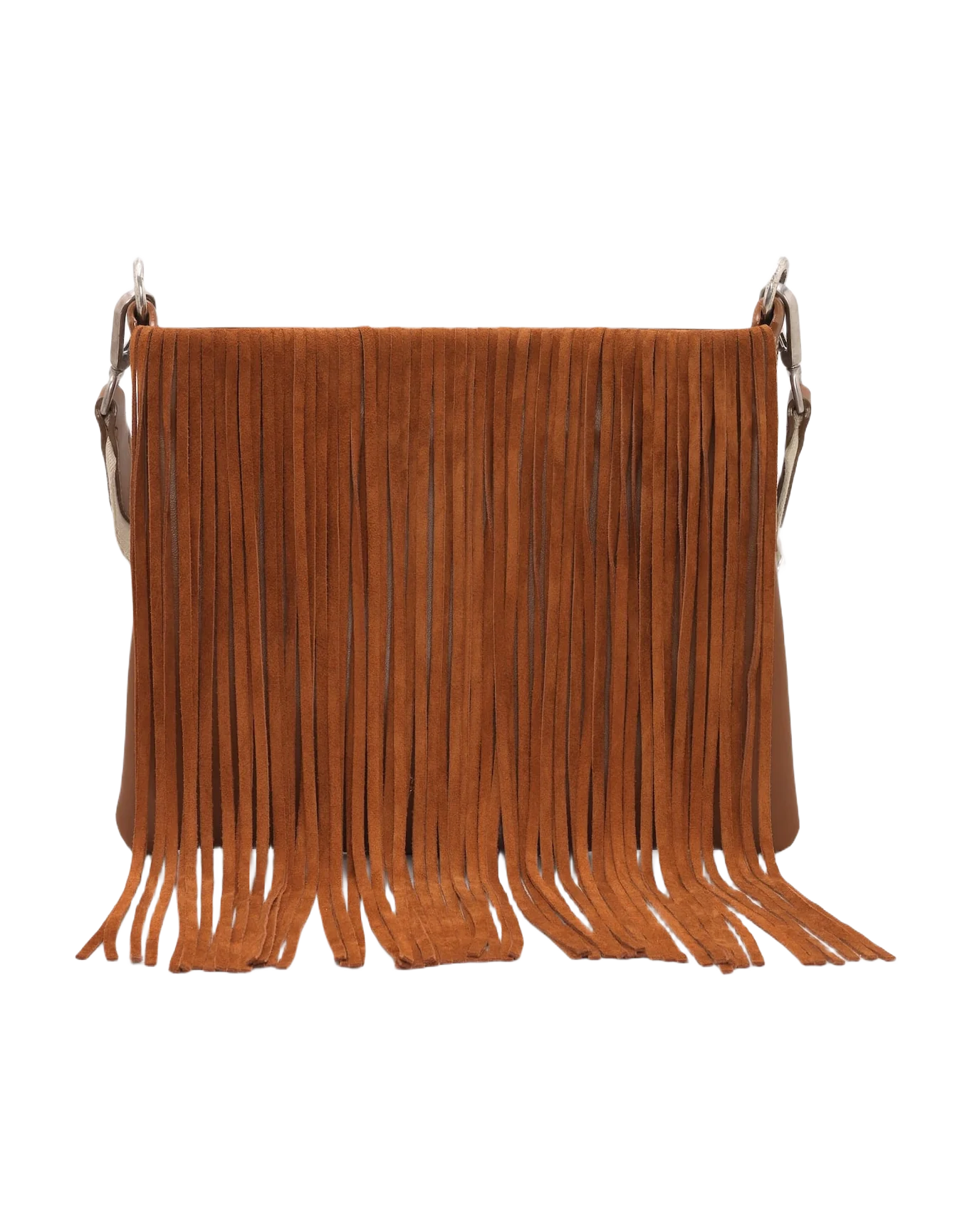 Women | Demi Hobo Bag Suede Leather with Fringes (V2) - Image 5