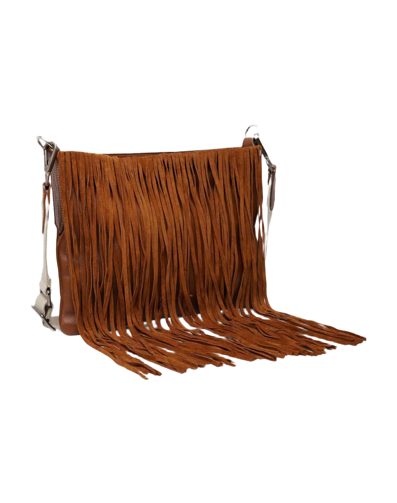 Women | Demi Hobo Bag Suede Leather with Fringes (V2) - Image 6